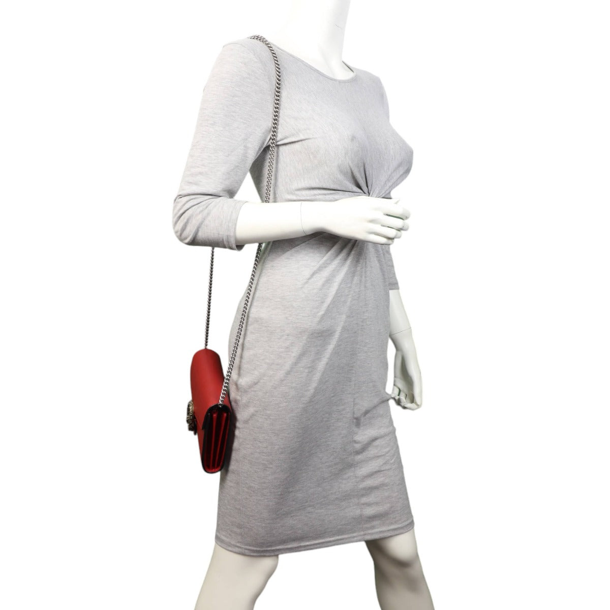 Gucci Dionysus Mini Leather Chain Wallet