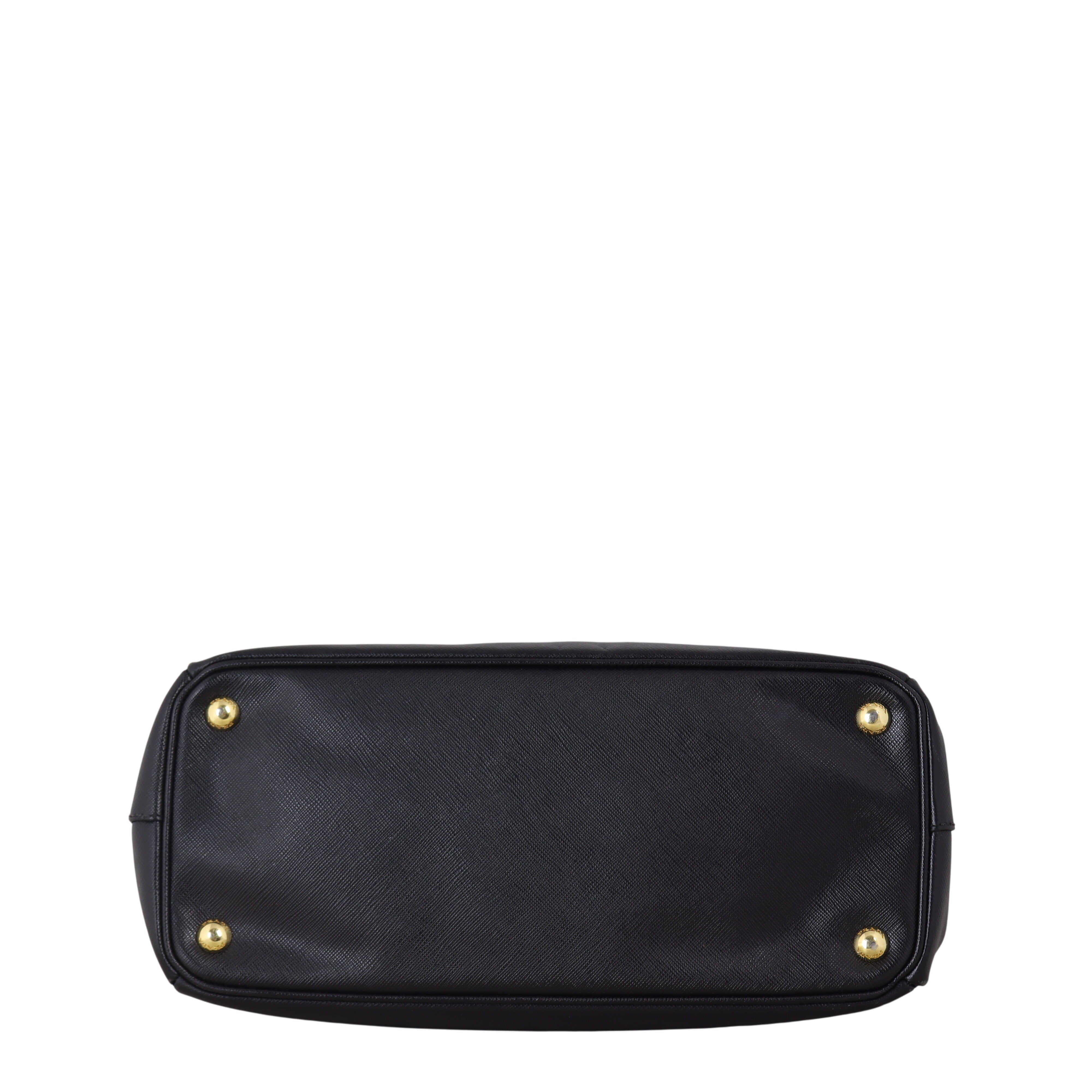 Prada Saffiano Lux Galleria Double Zip Tote Medium