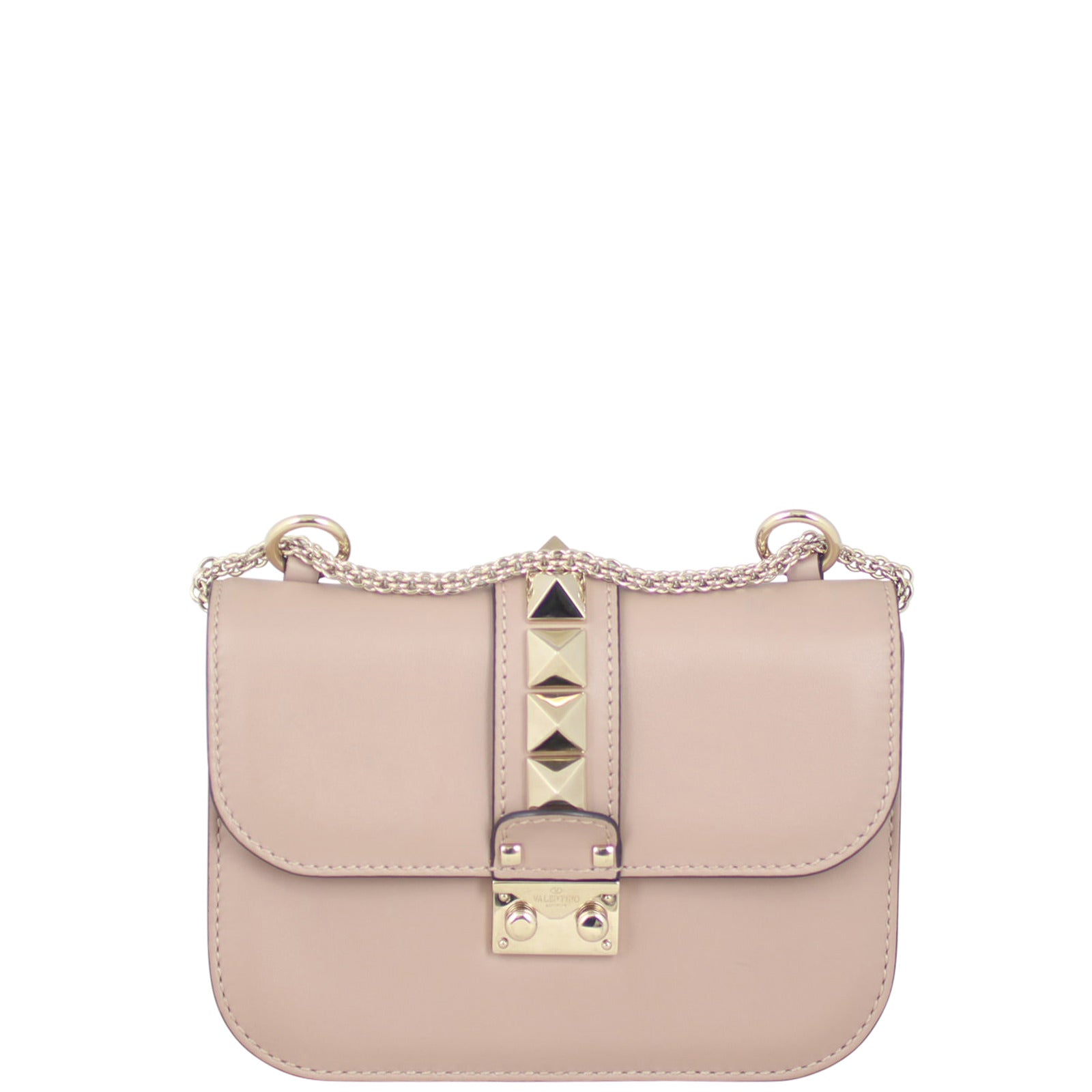 Valentino Glam Lock Small Shoulder Bag Front