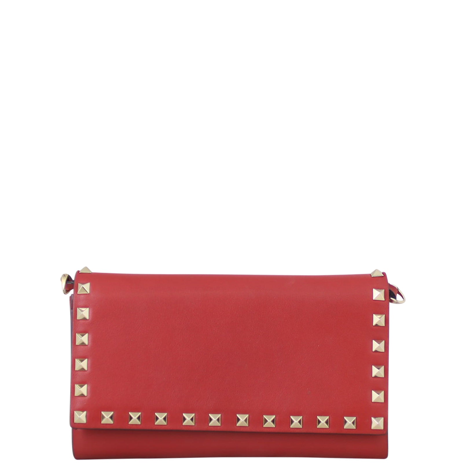 Valentino Rockstud Chain Wallet Front