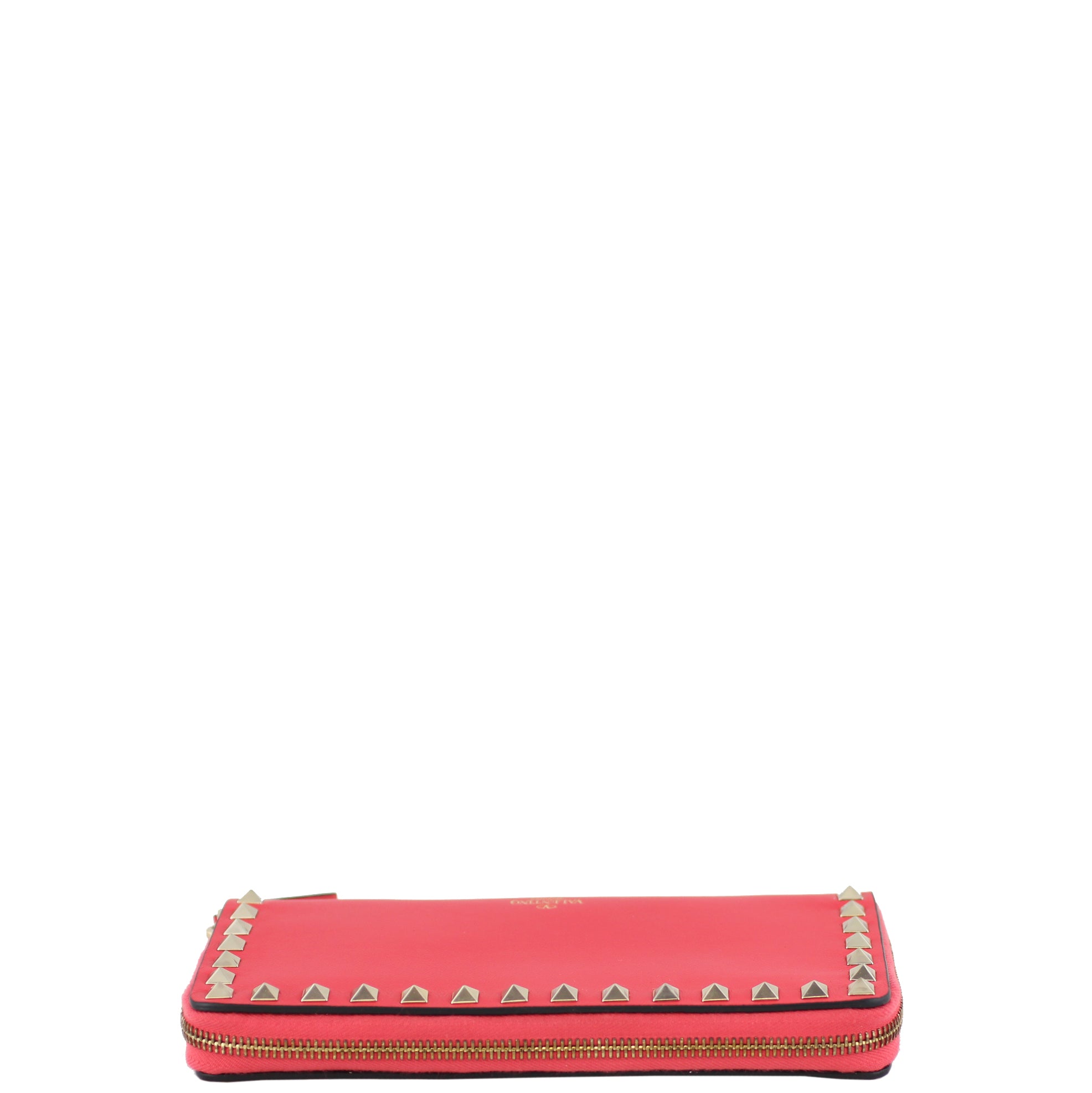 Valentino Rockstud Continental Zip Wallet Top