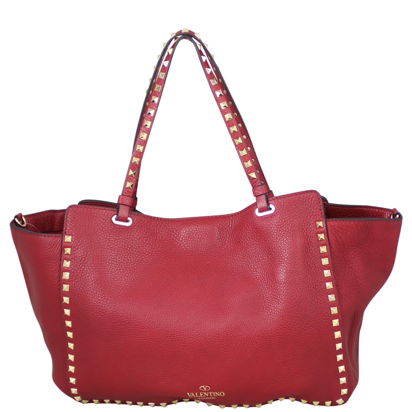 Valentino Rockstud Medium Tote Back