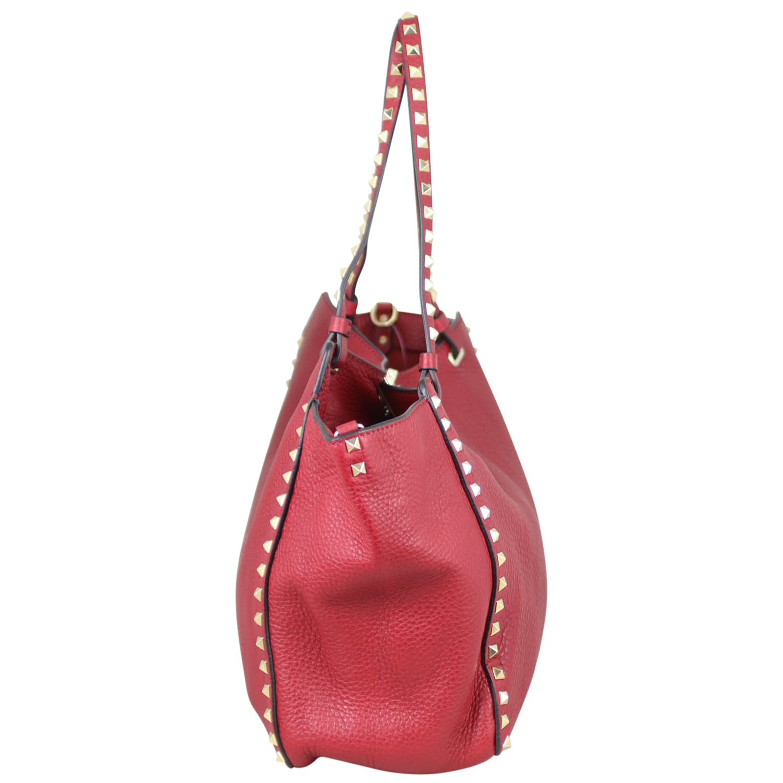 Valentino Rockstud Medium Tote Side