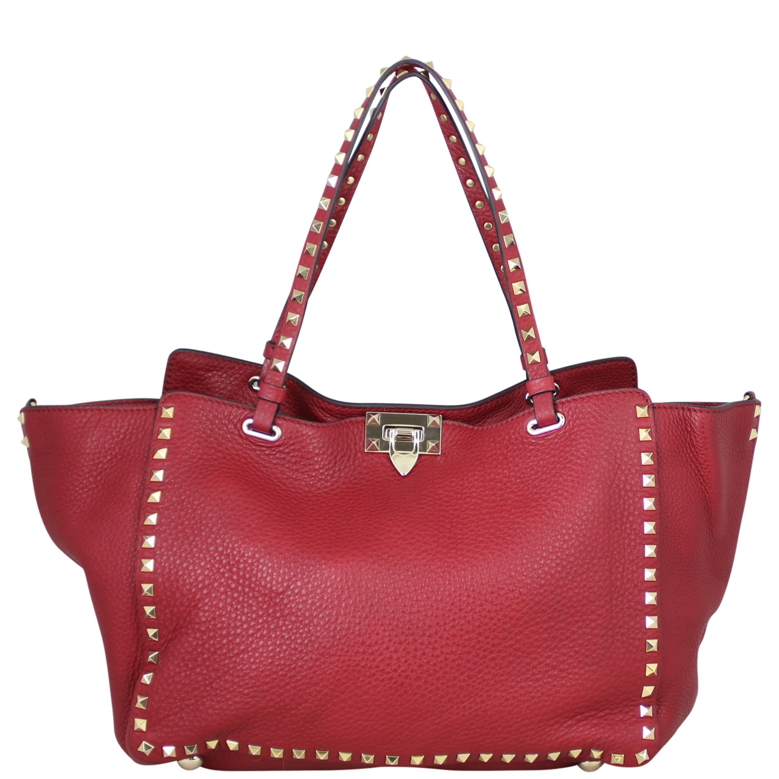 Valentino Rockstud Medium Tote Front