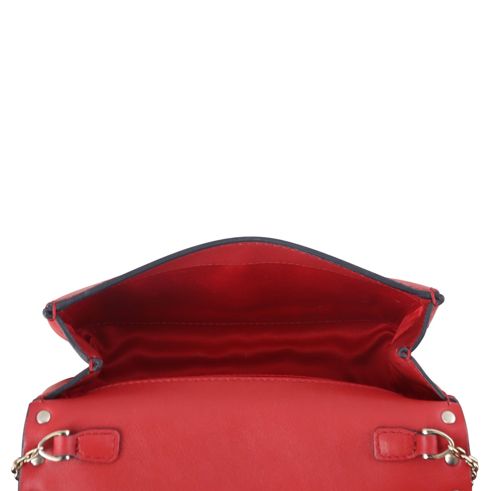 Valentino Rockstud Mini Crossbody Chain Bag Interior
