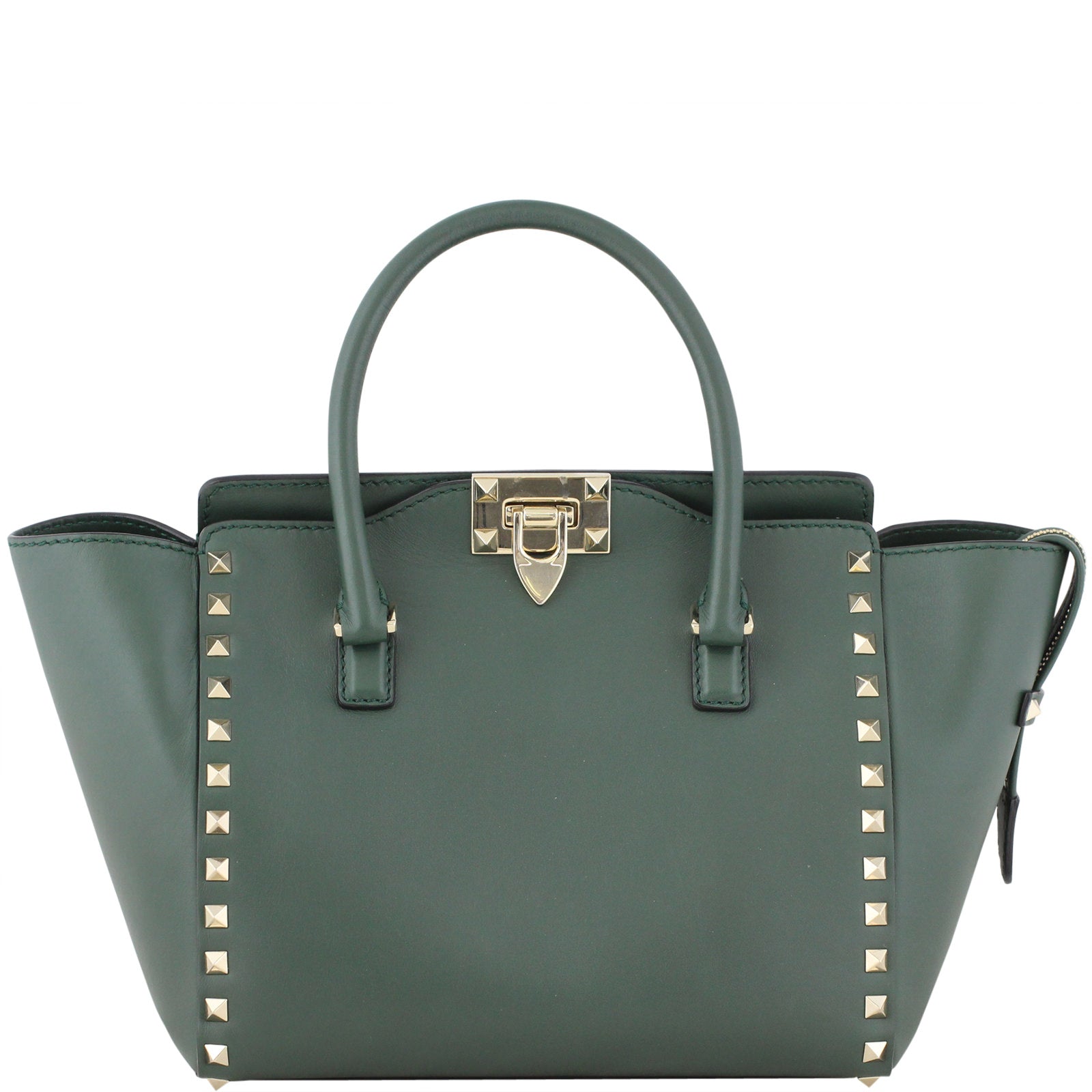 Valentino Rockstud Pagoda Tote Small Front