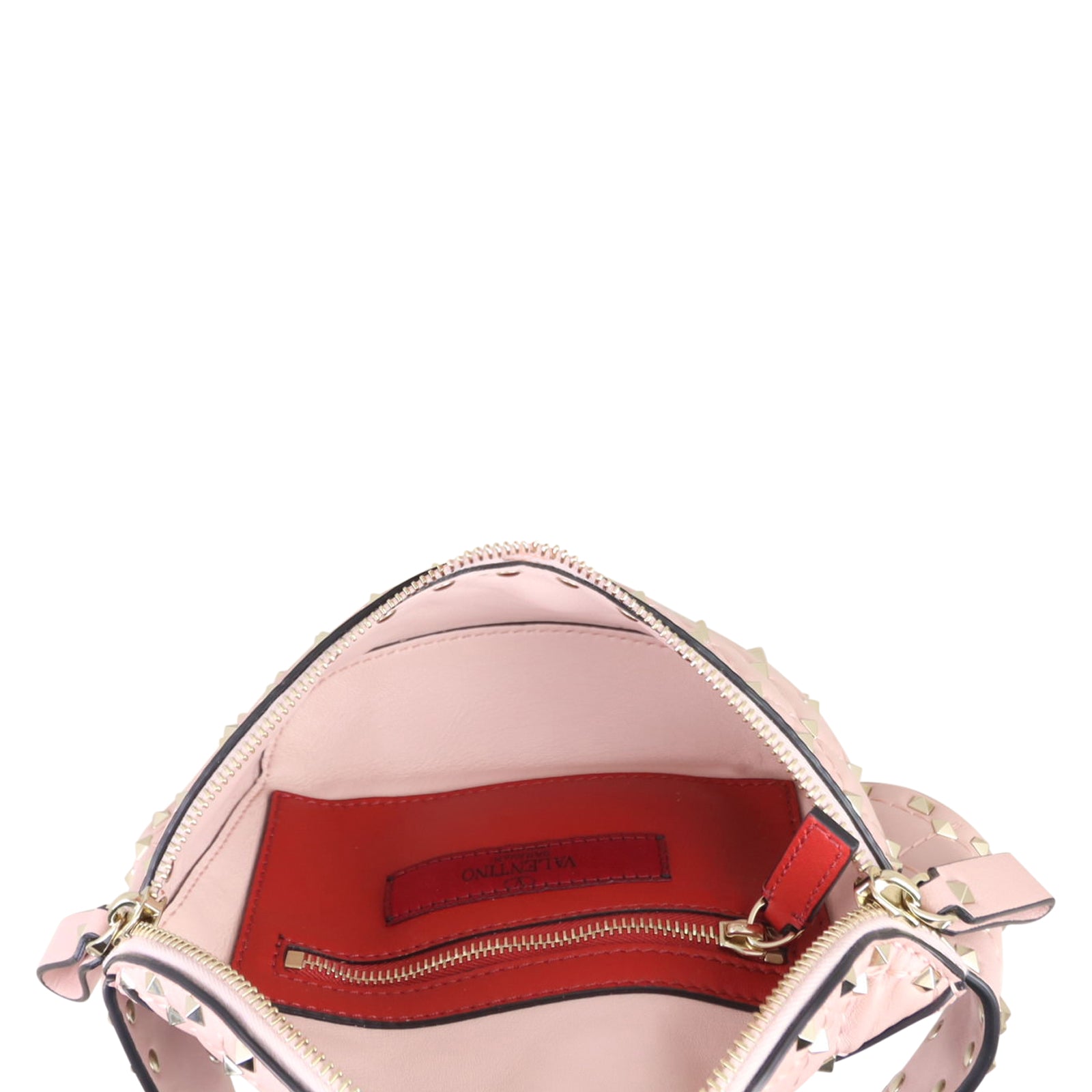 Valentino Rockstud Spike Belt Bag Whole interior