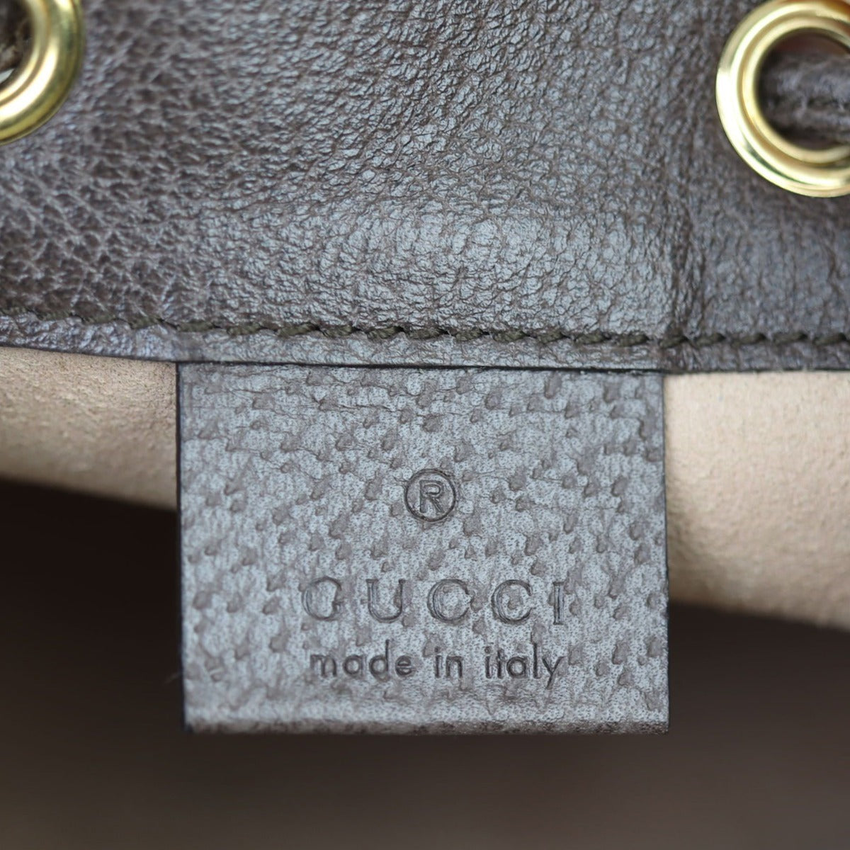 Gucci GG Supreme Ophidia Mini Bucket Bag Stamp
