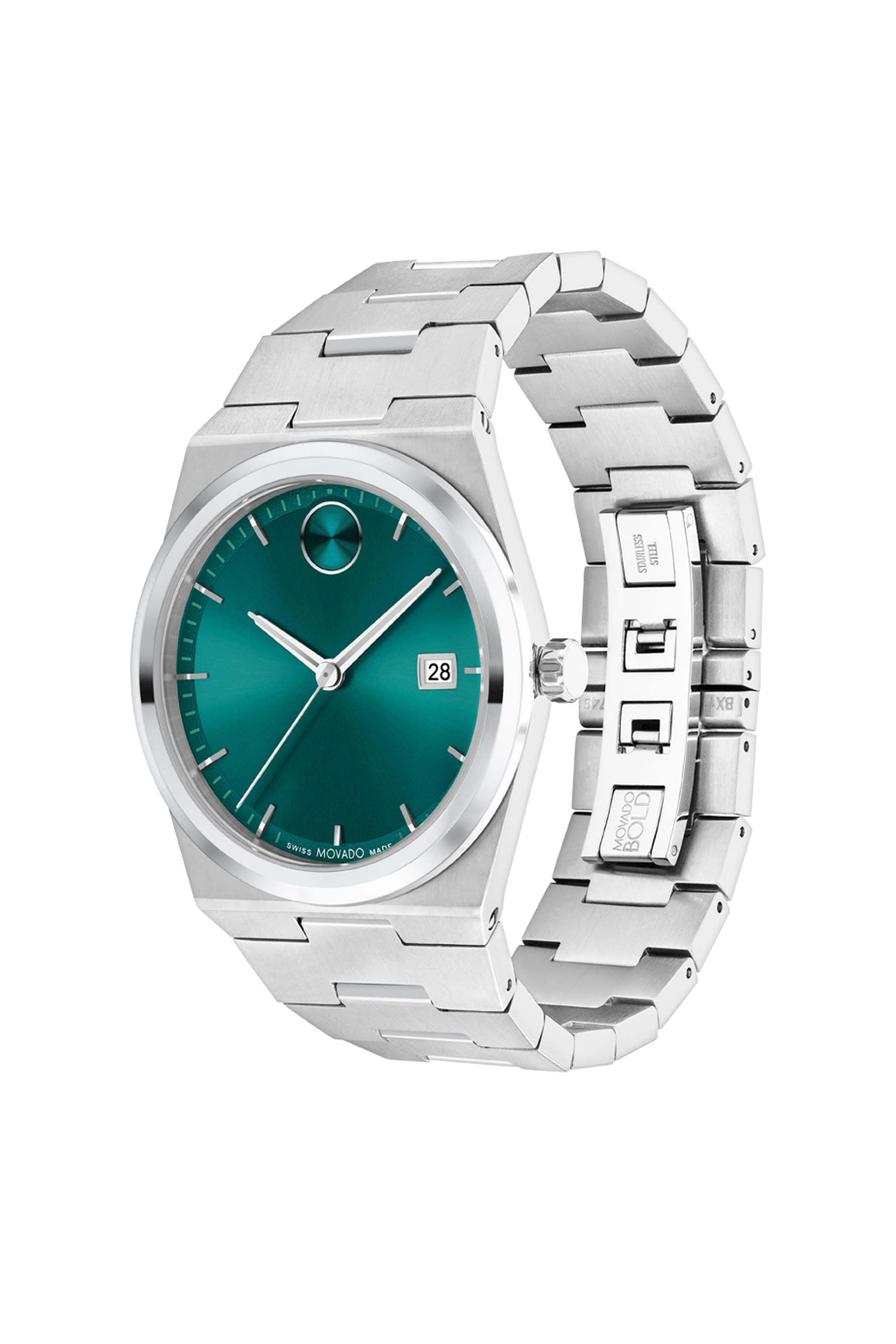 Bold Quest Green Dial Quartz Watch, 40mm