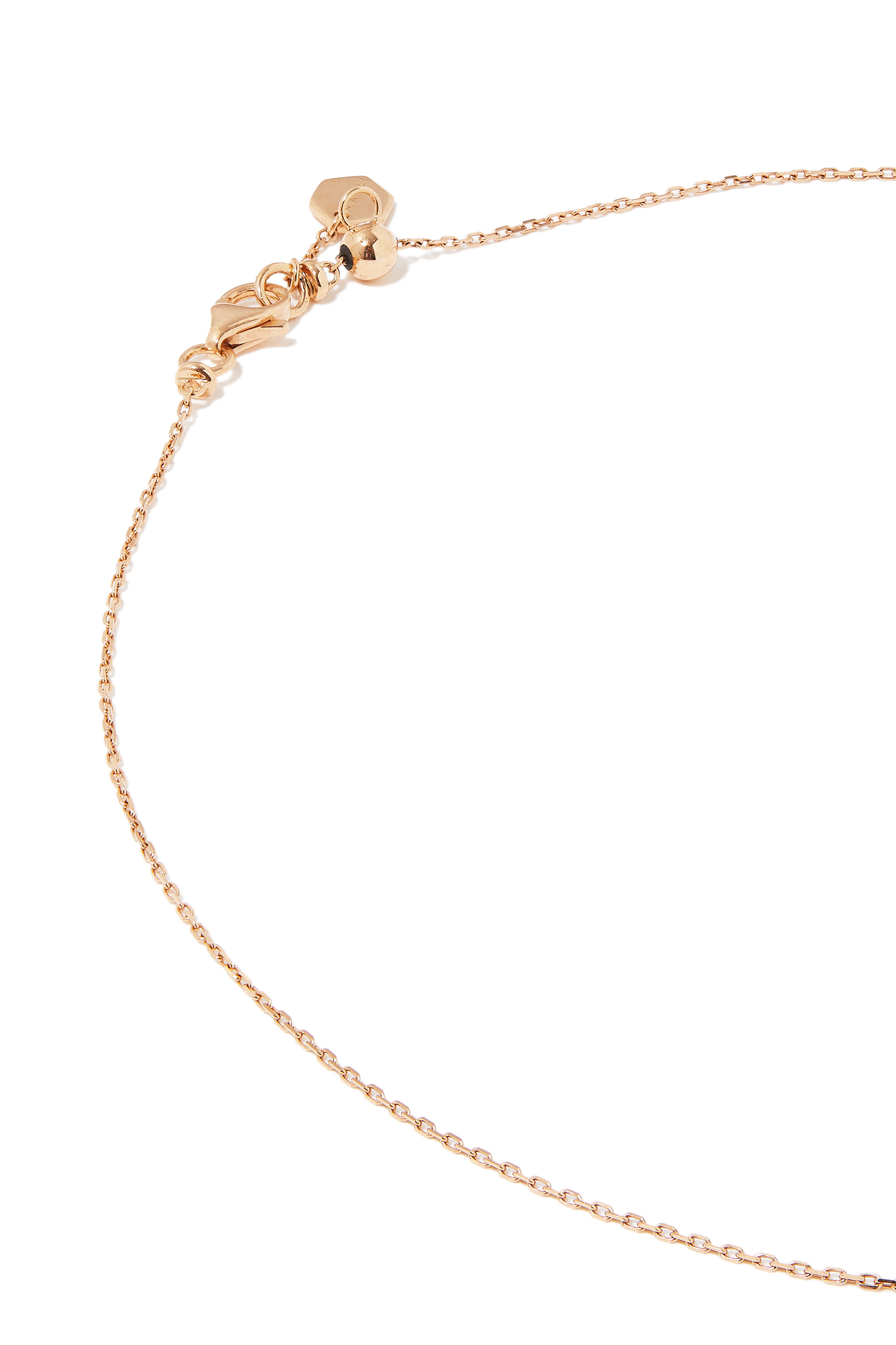 Cleo Mini Rev Pendant, 18k Rose Gold with Lapiz Lazuli  Diamonds