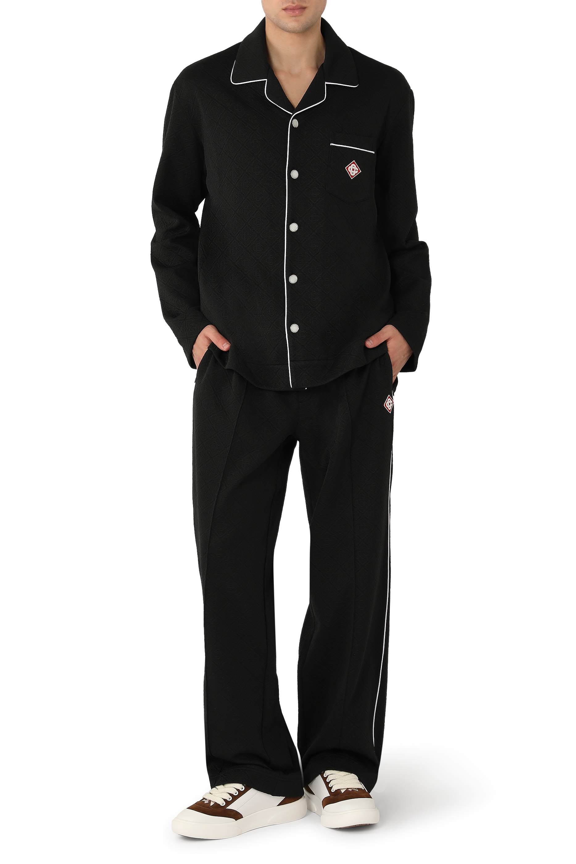  Raised Monogram Track Pants