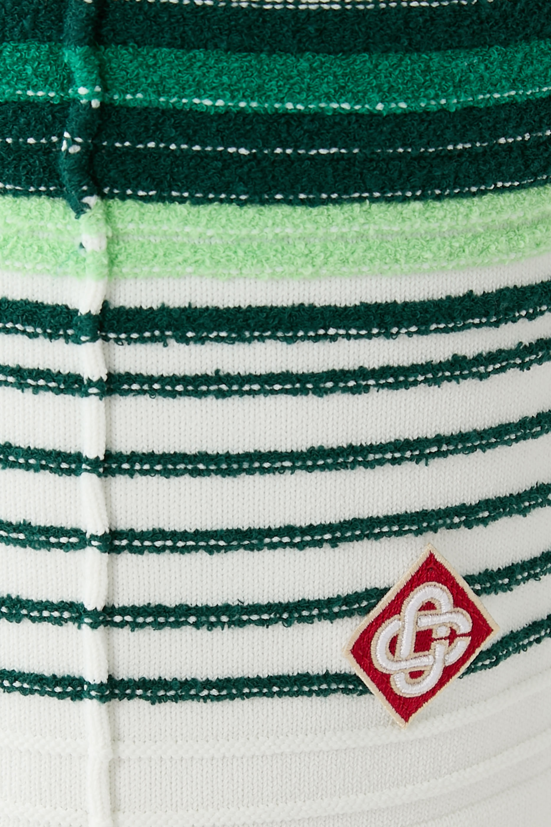 Boucl&eacute; Stripe Shorts