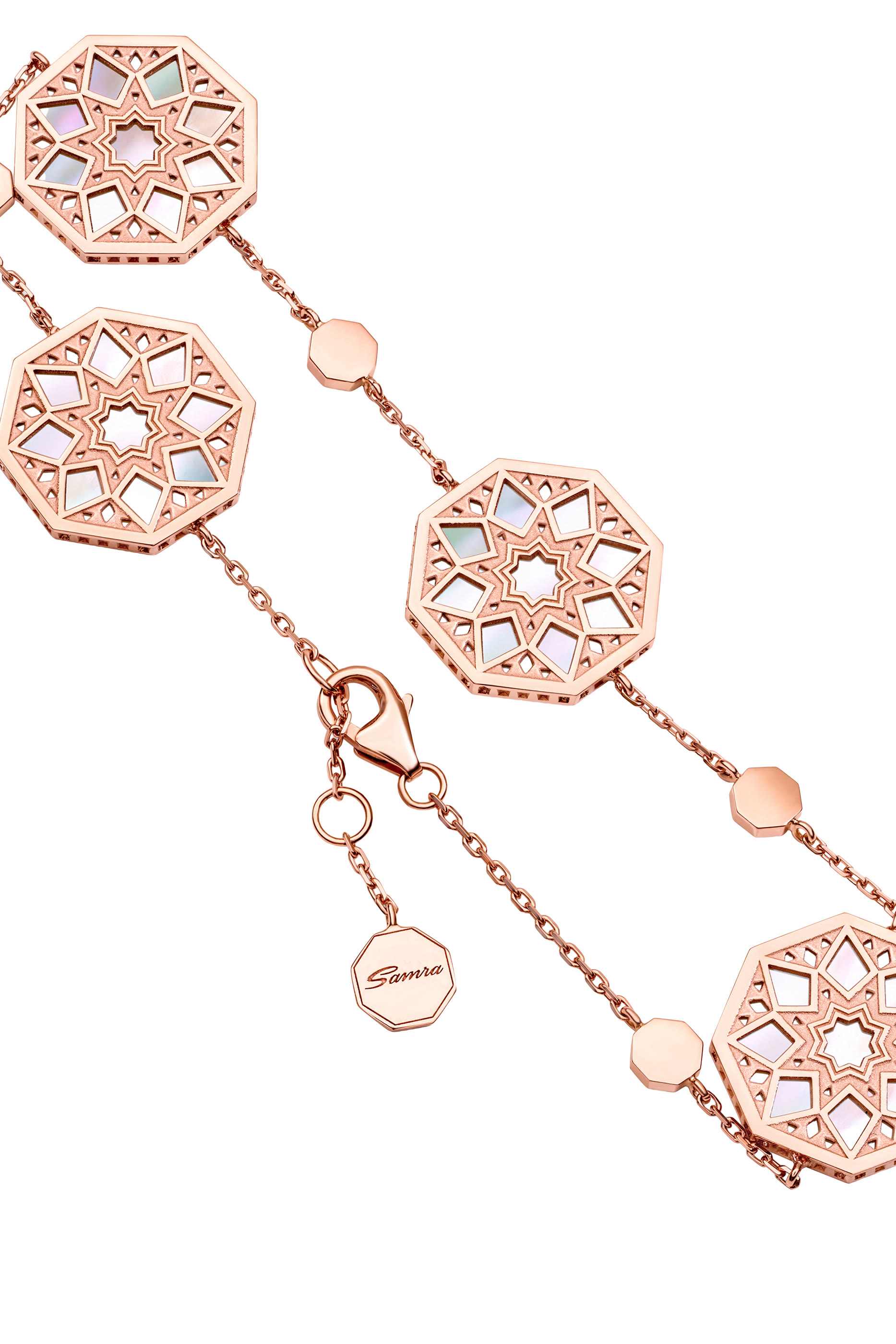 Classic Turath Multi-Mini Bracelet, 18K Rose Gold  Mother of Pearl