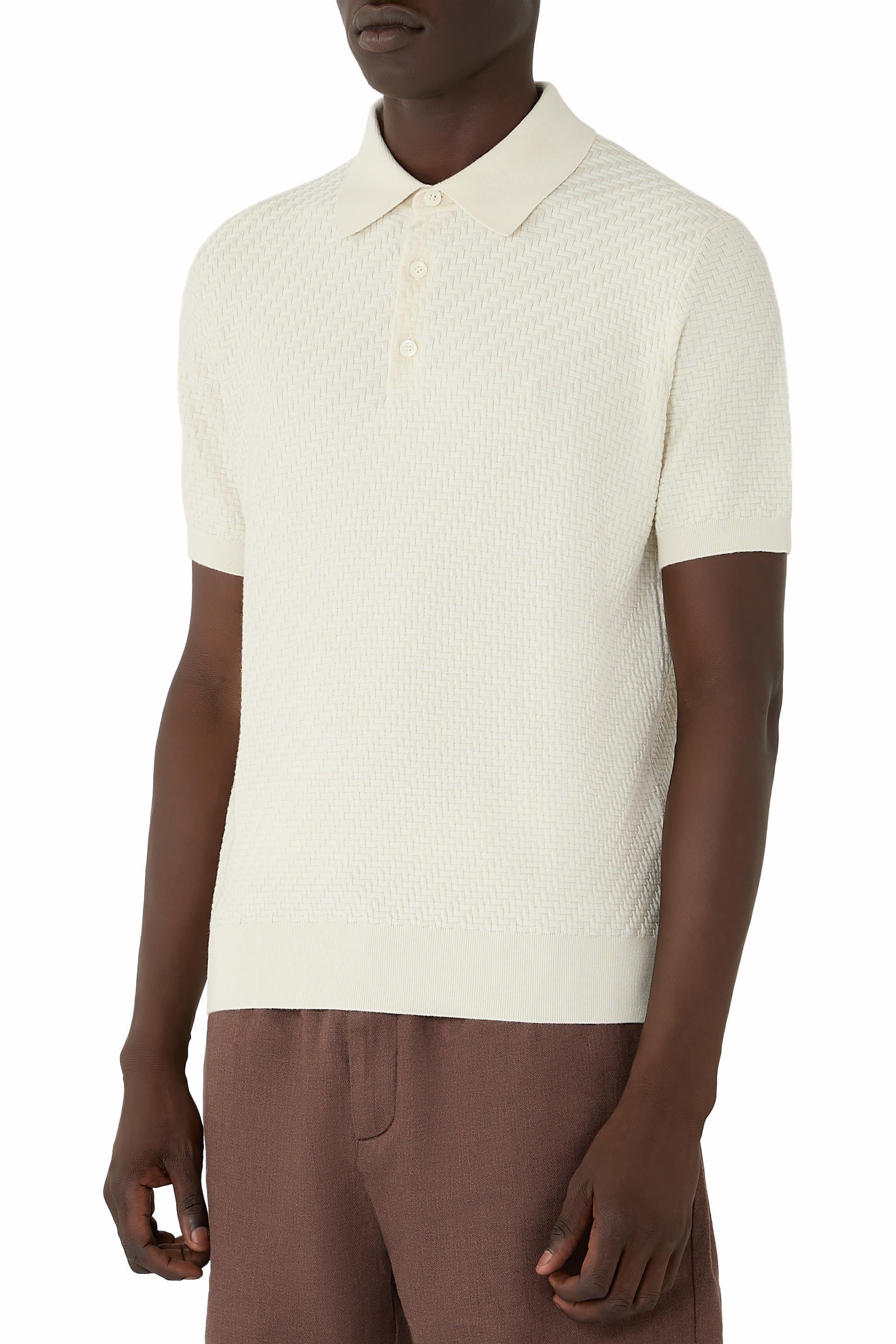 Trama Weave Polo Shirt