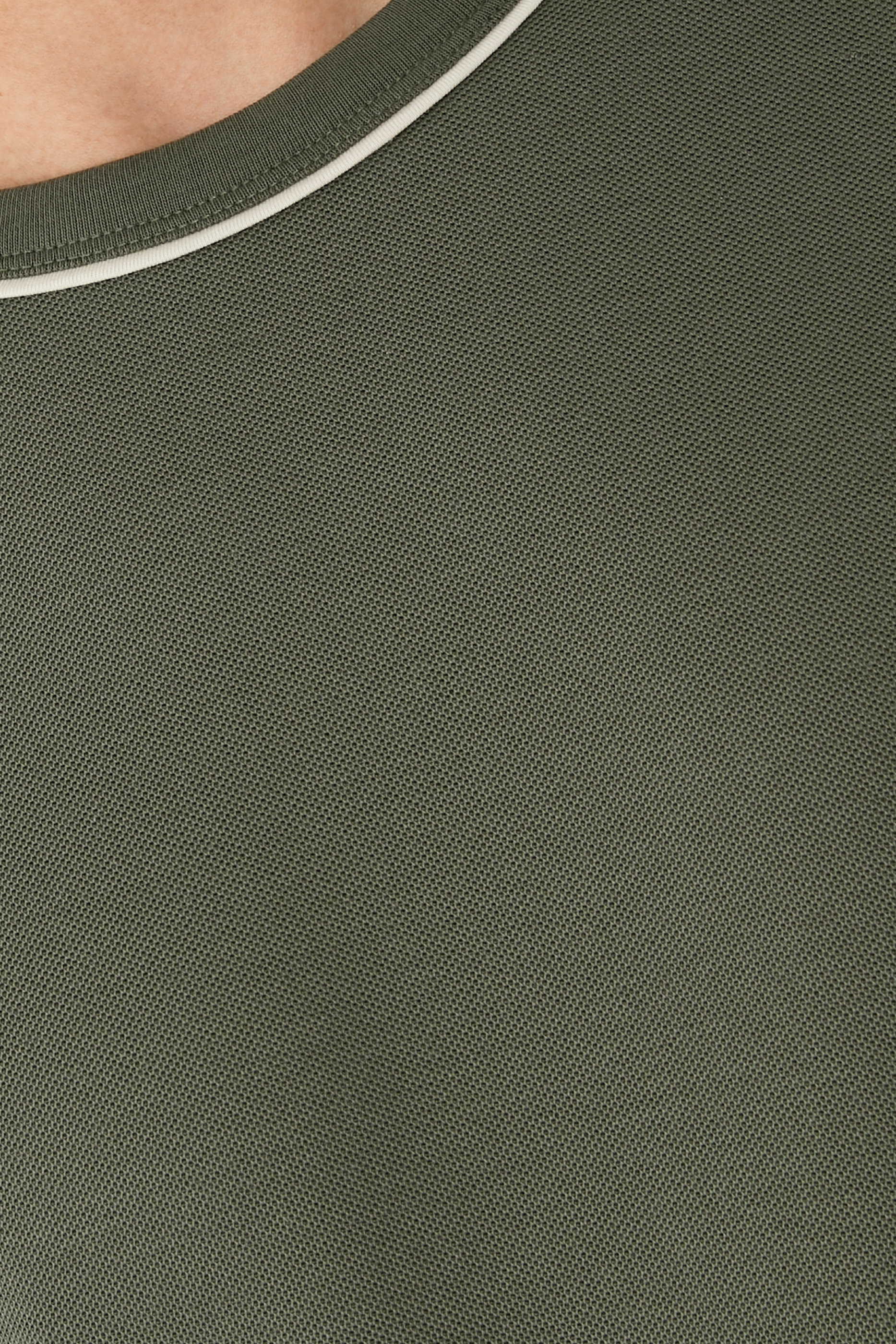 Tipped Pima Cotton Piqu&eacute; T-Shirt