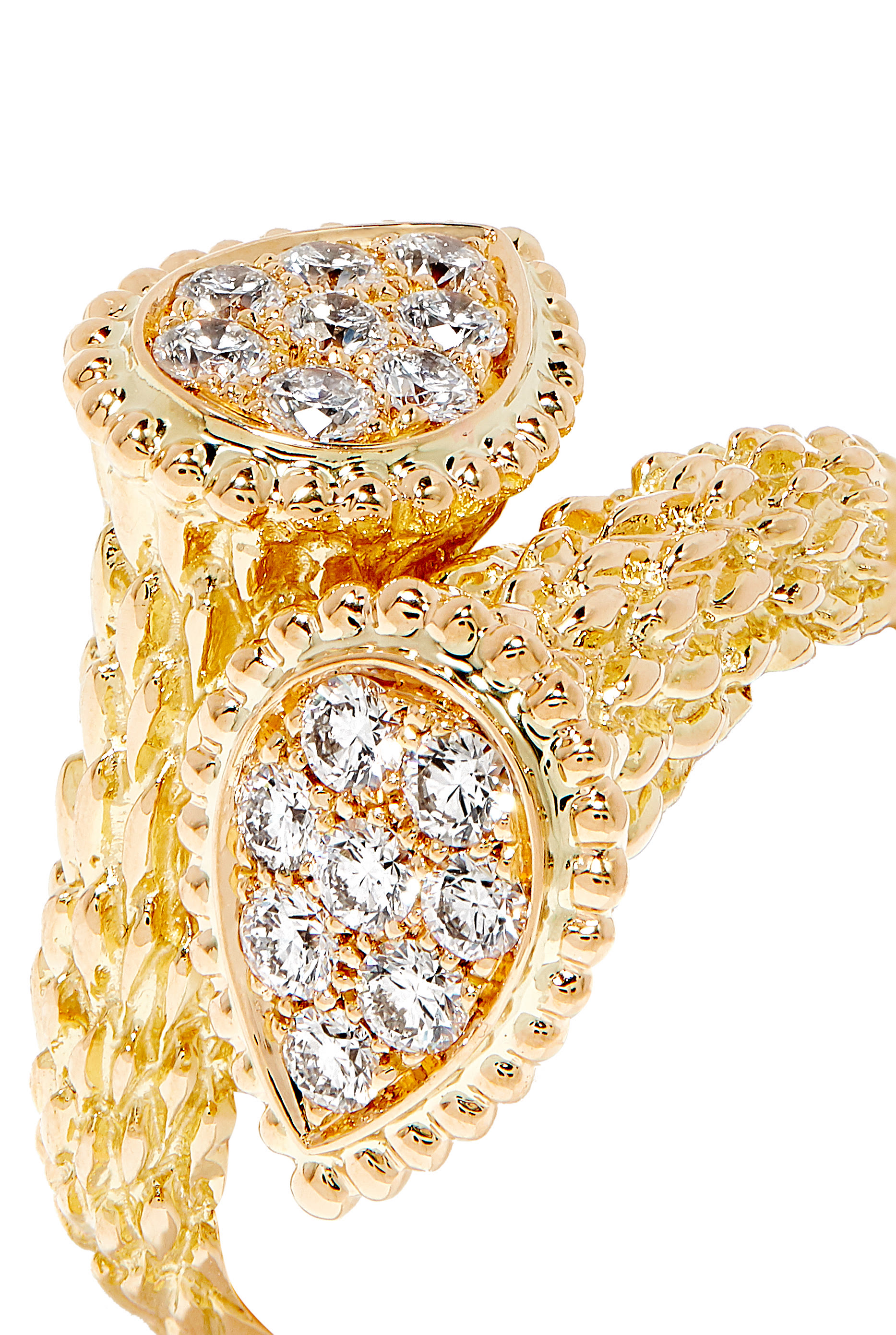 Quatre White Edition Ring, 18k Mix Gold  PVD
