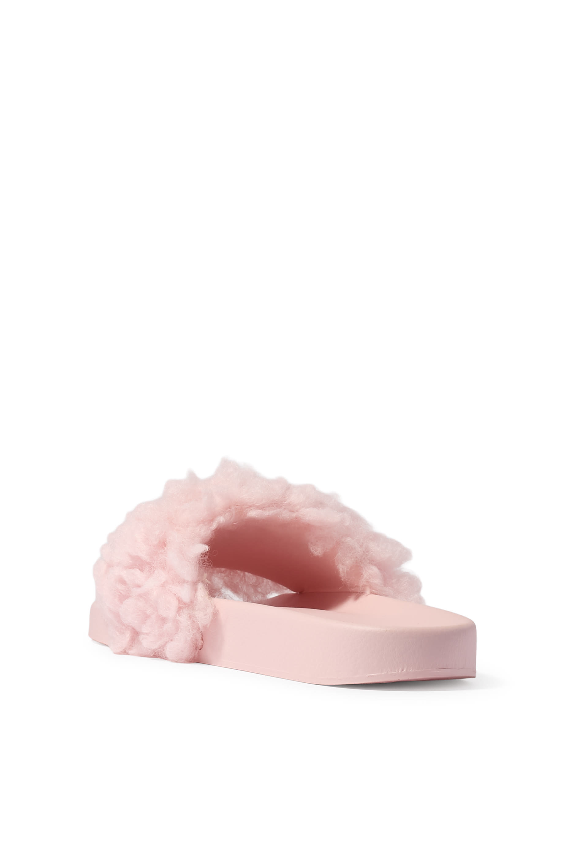 Meena Eagle Quilted Slide Sandals