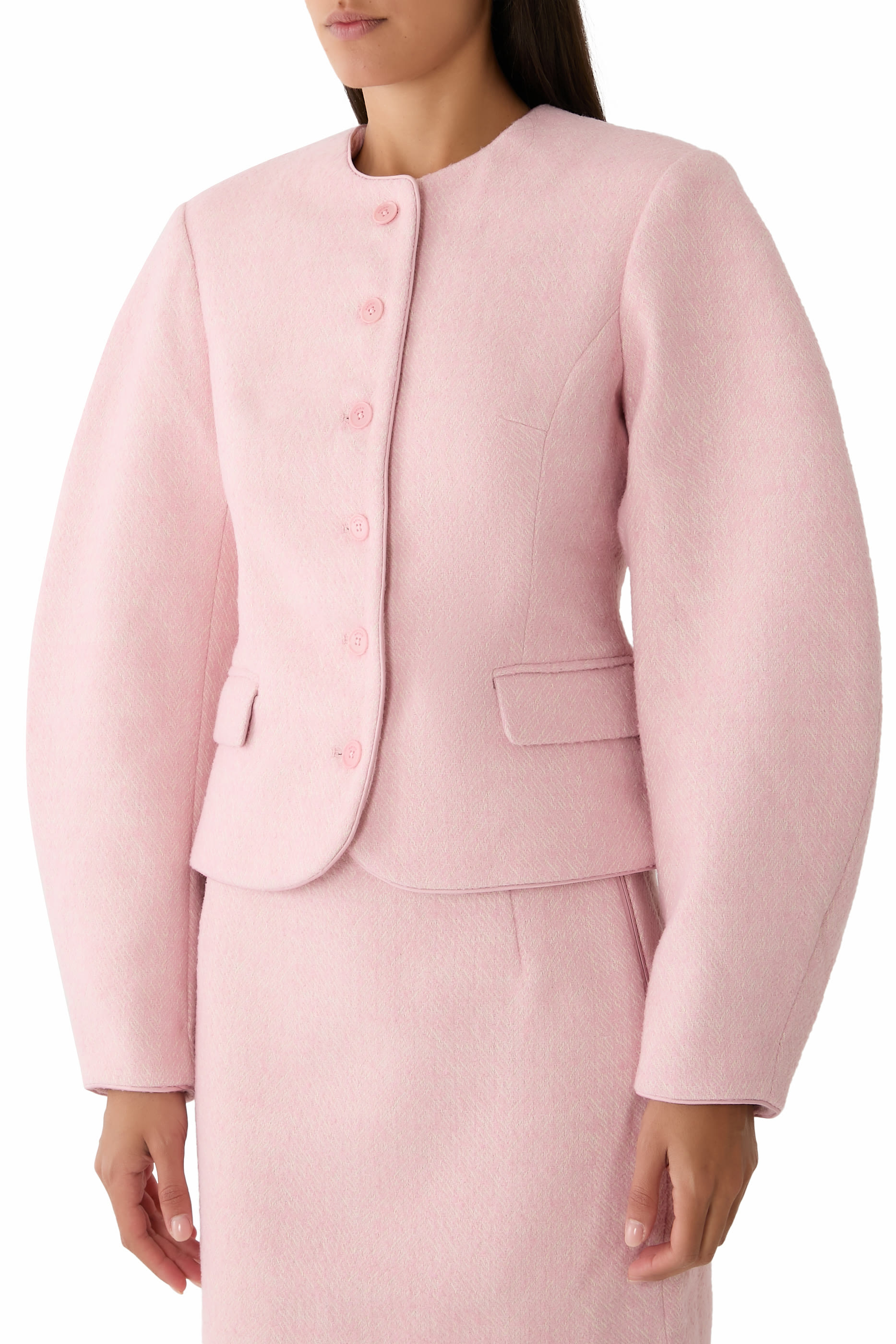 Cocoon Sleeved Jacket 