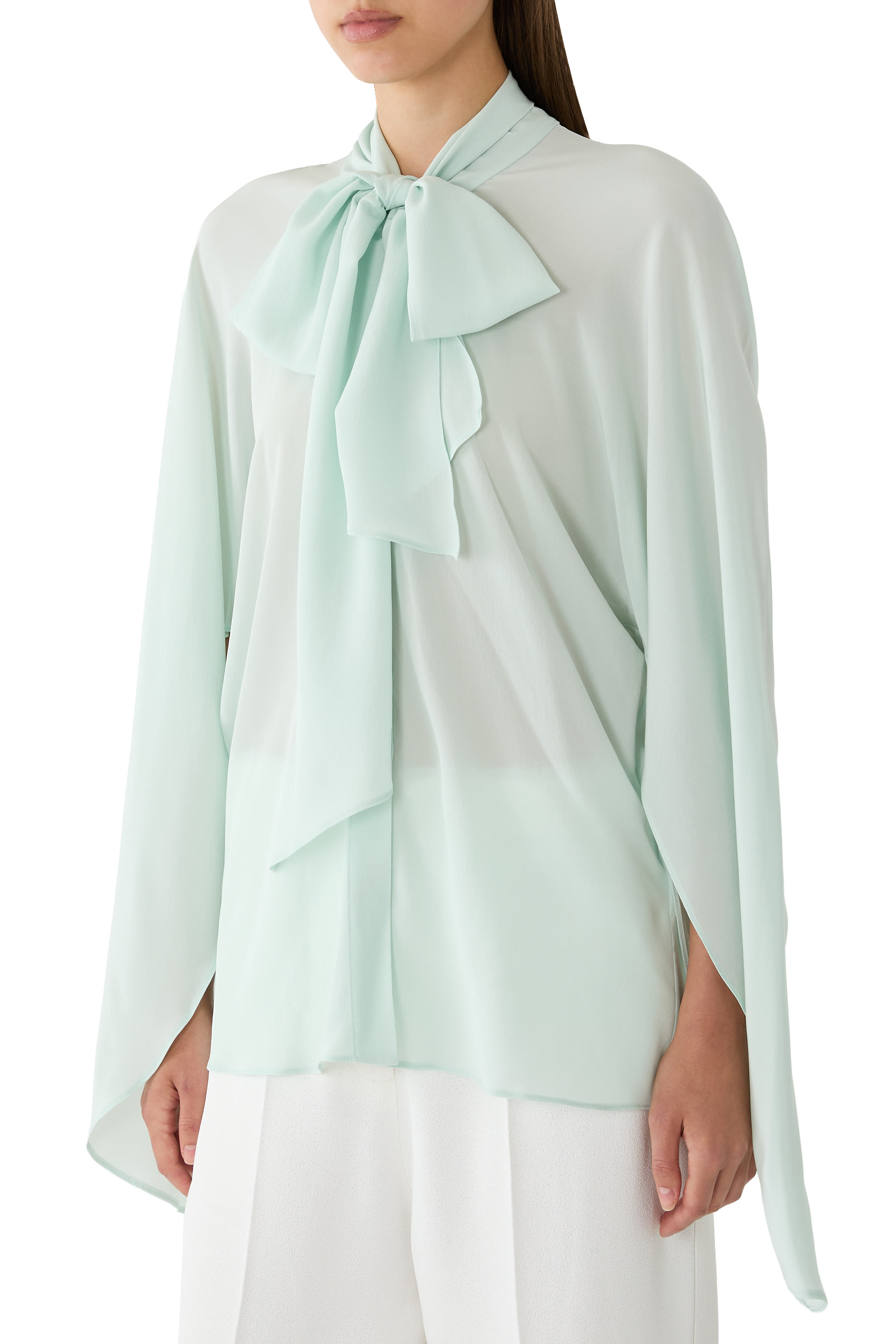 Tie-Neck Shirt