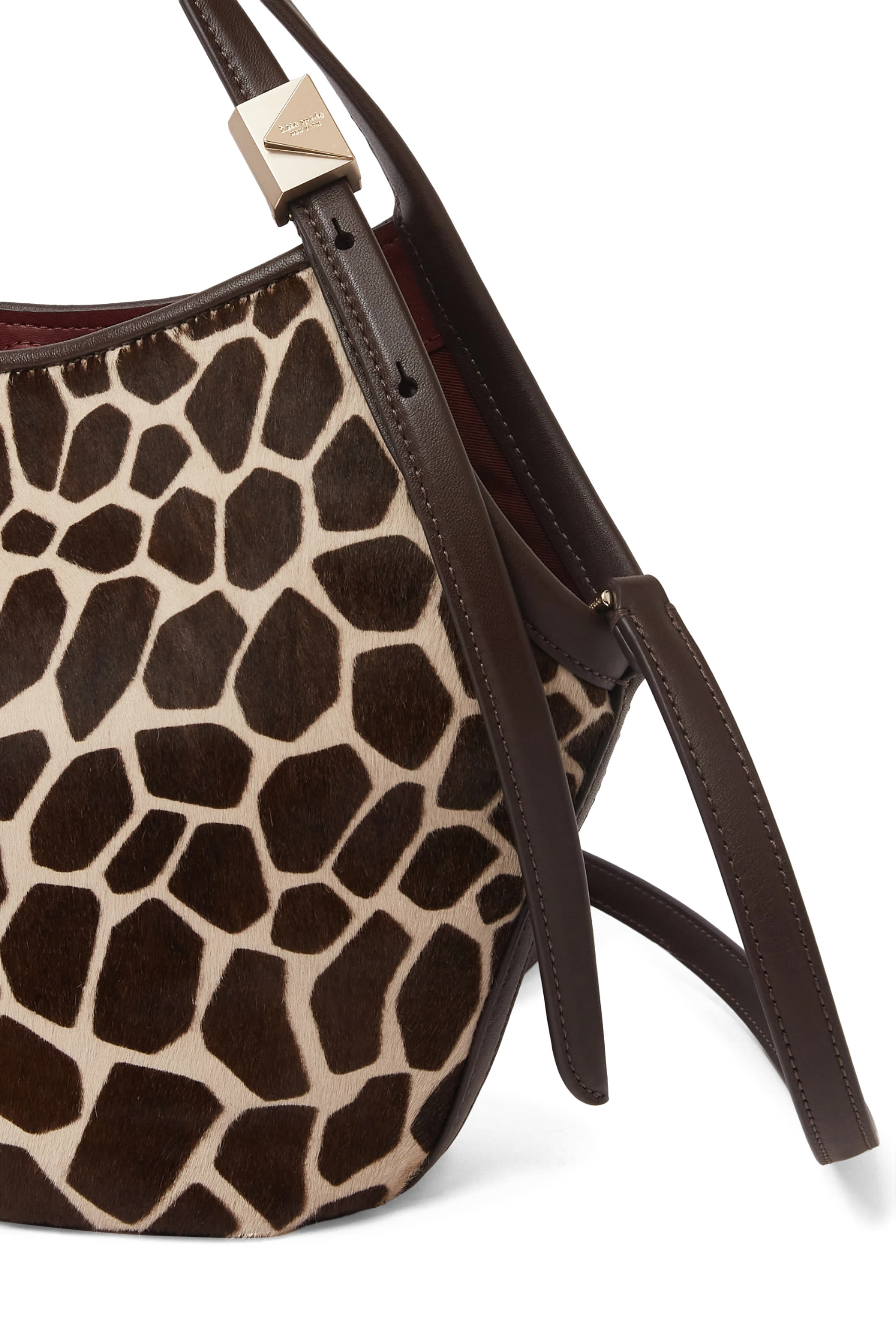 Deco Giraffe Haircalf Small Tulip Tote Bag