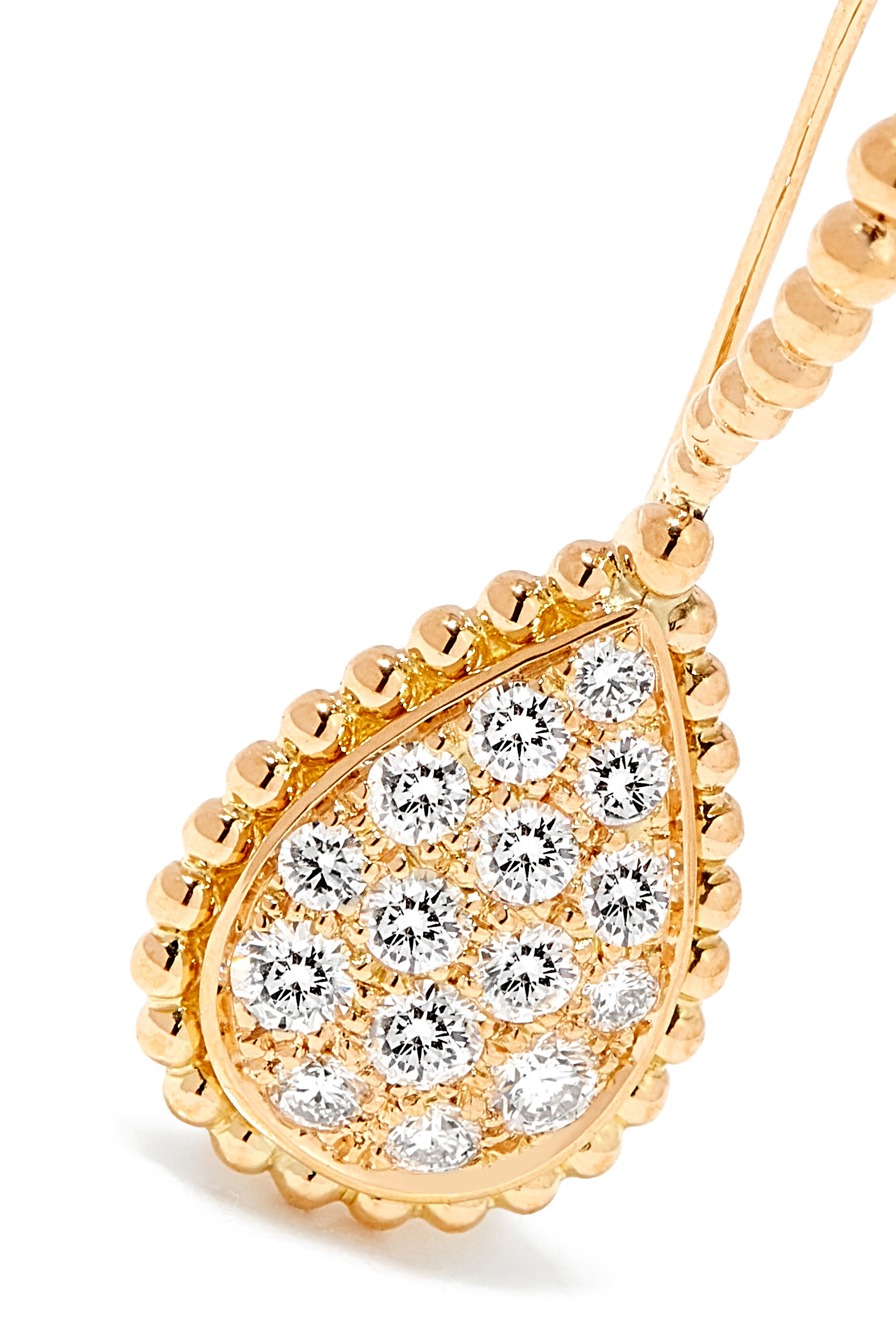 Serpent Boh&egrave;me M Motif Sleepers, 18K Yellow Gold  Diamonds