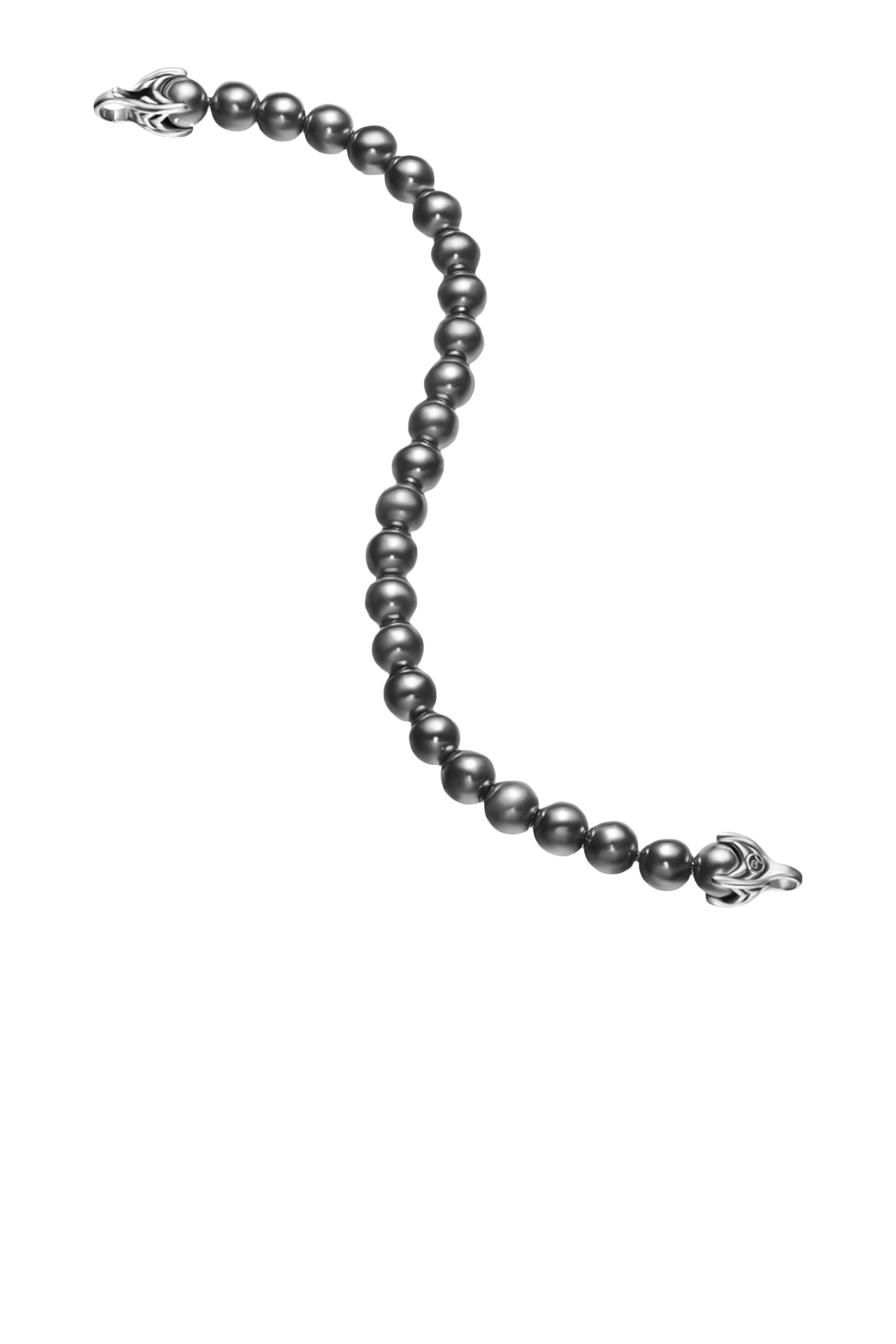 Spiritual Bracelet, Sterling Silver  Onyx