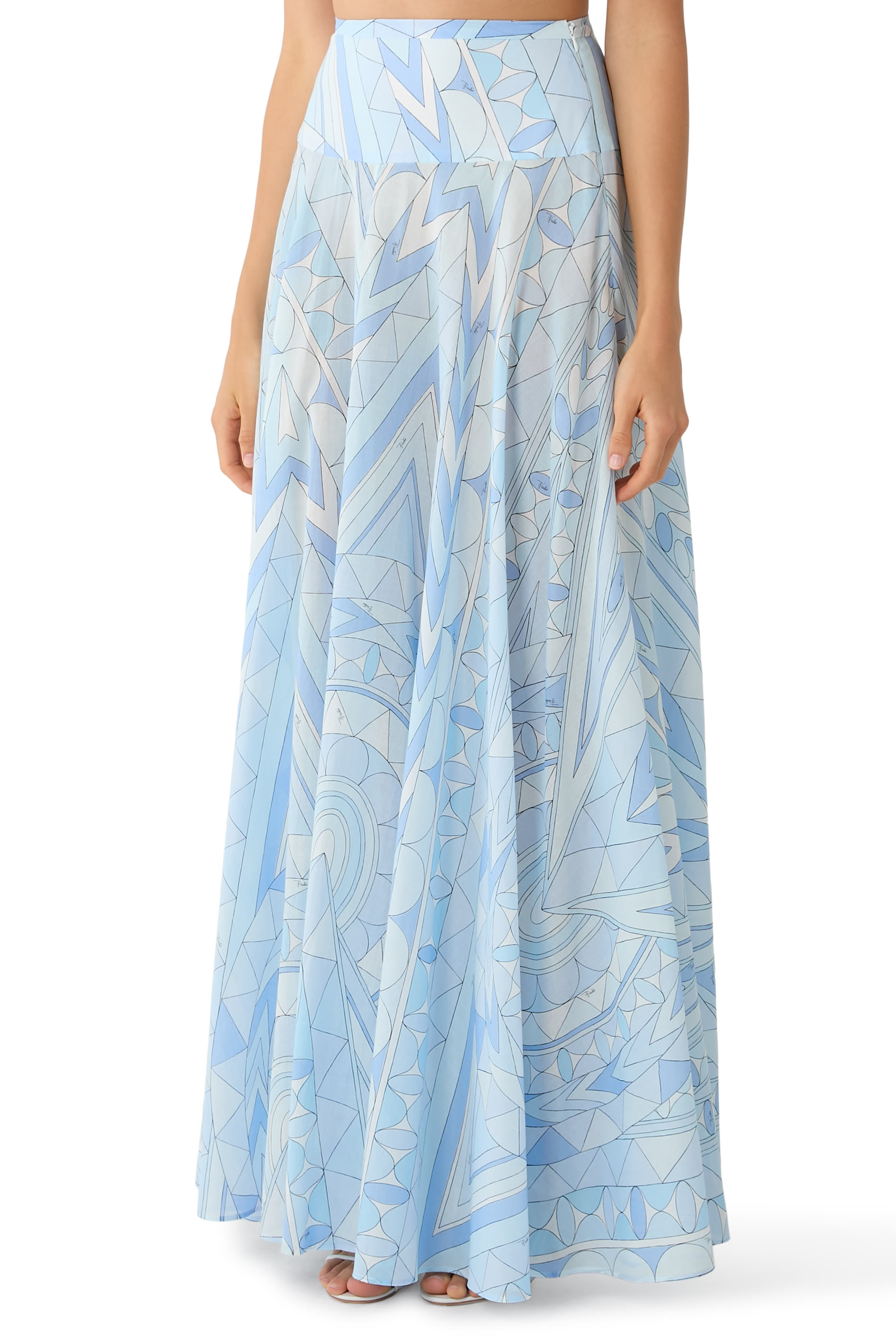 Manuba Print Cotton Skirt