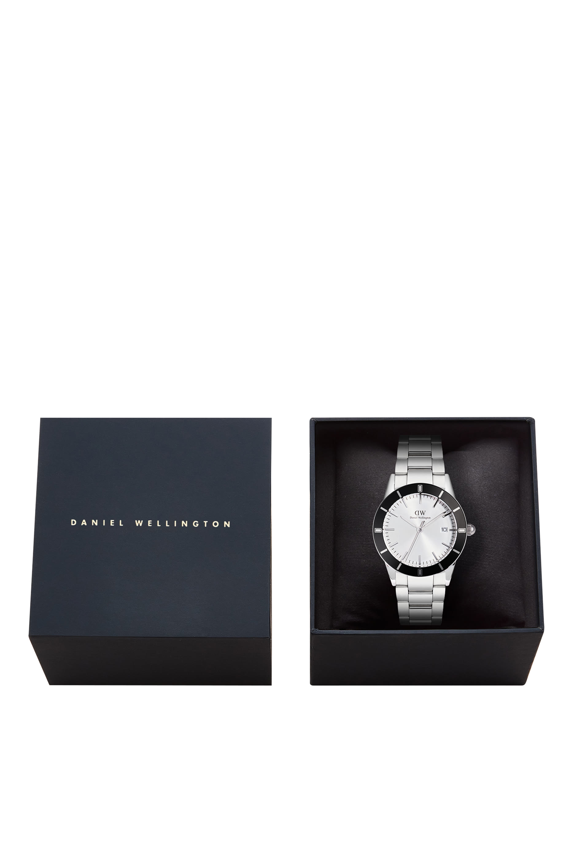 Iconic Paradigma Link Black Bezel Watch, 40mm