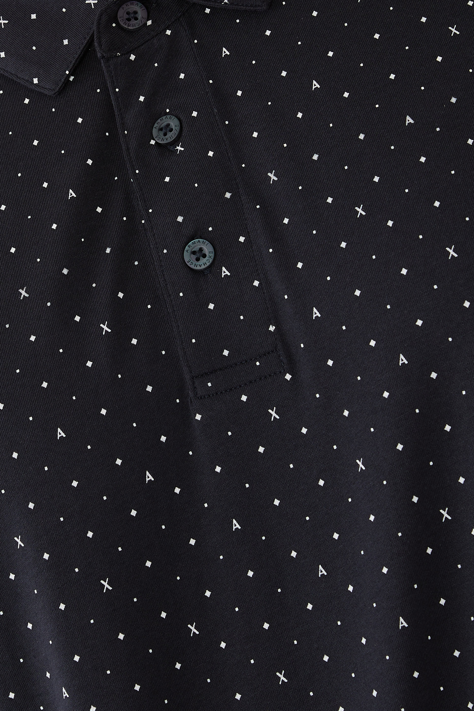 Logo Pattern Polo Shirt