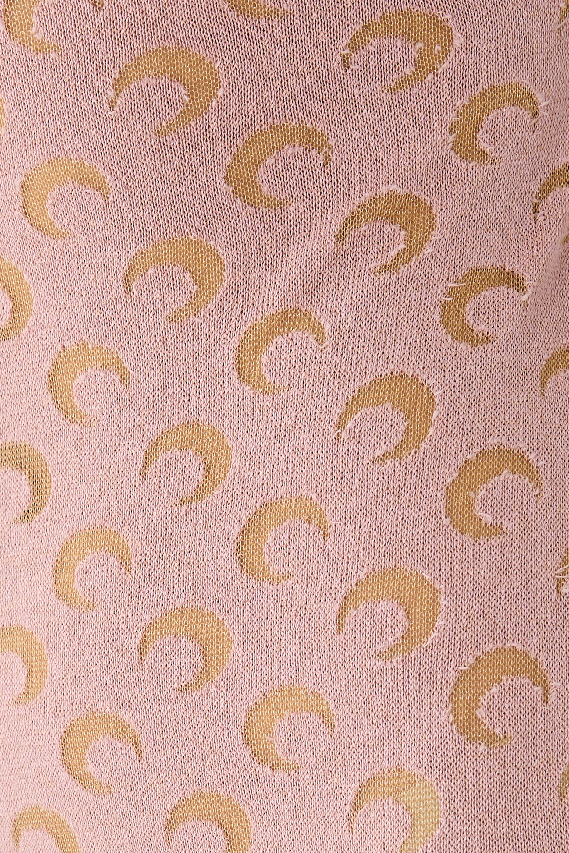 Crescent Moon-Patterned Maxi Dress