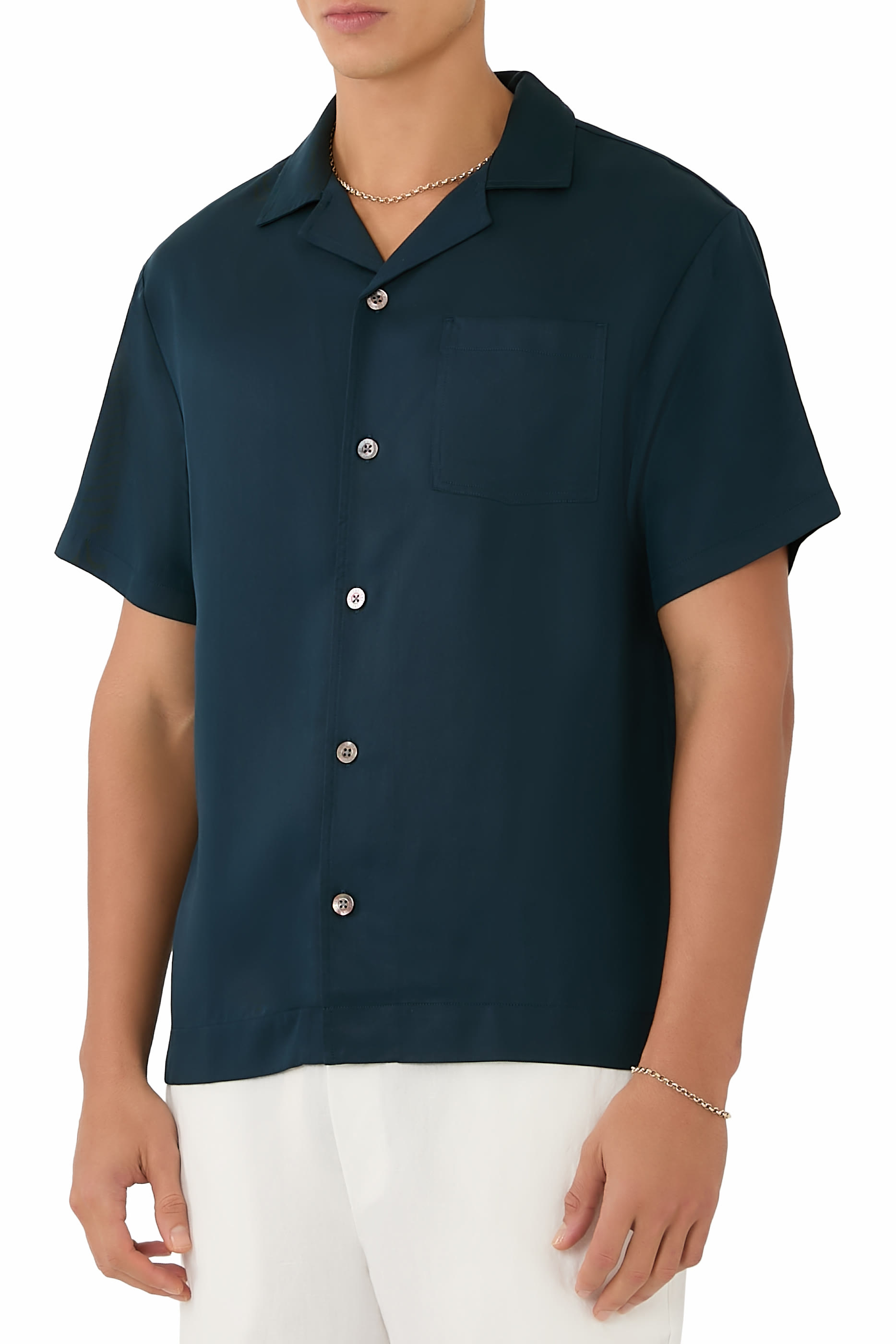 Classic Resort Collar Tencel&trade; Shirt