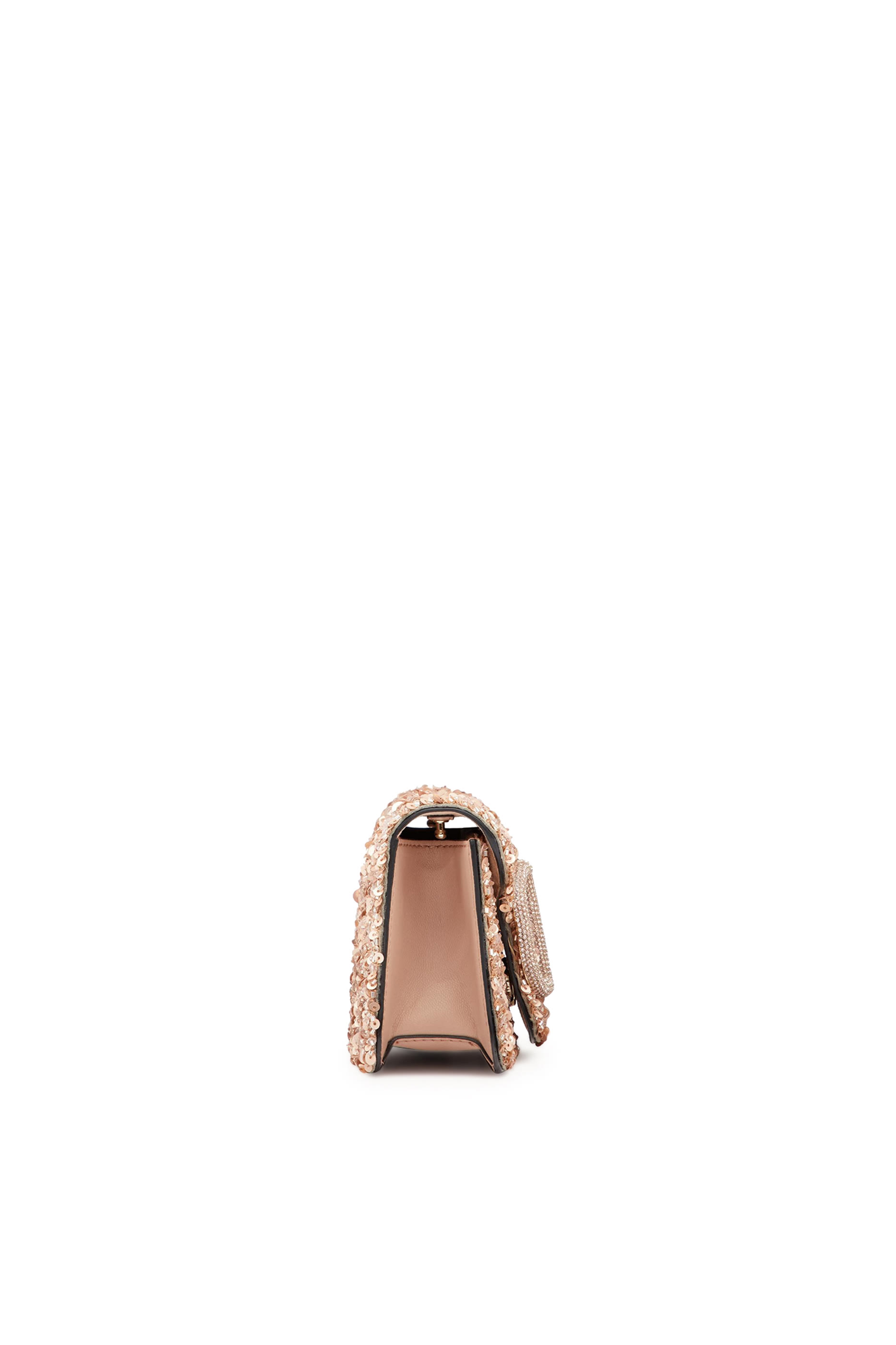Small Sequin-Encrusted Loc&ograve; Shoulder Bag