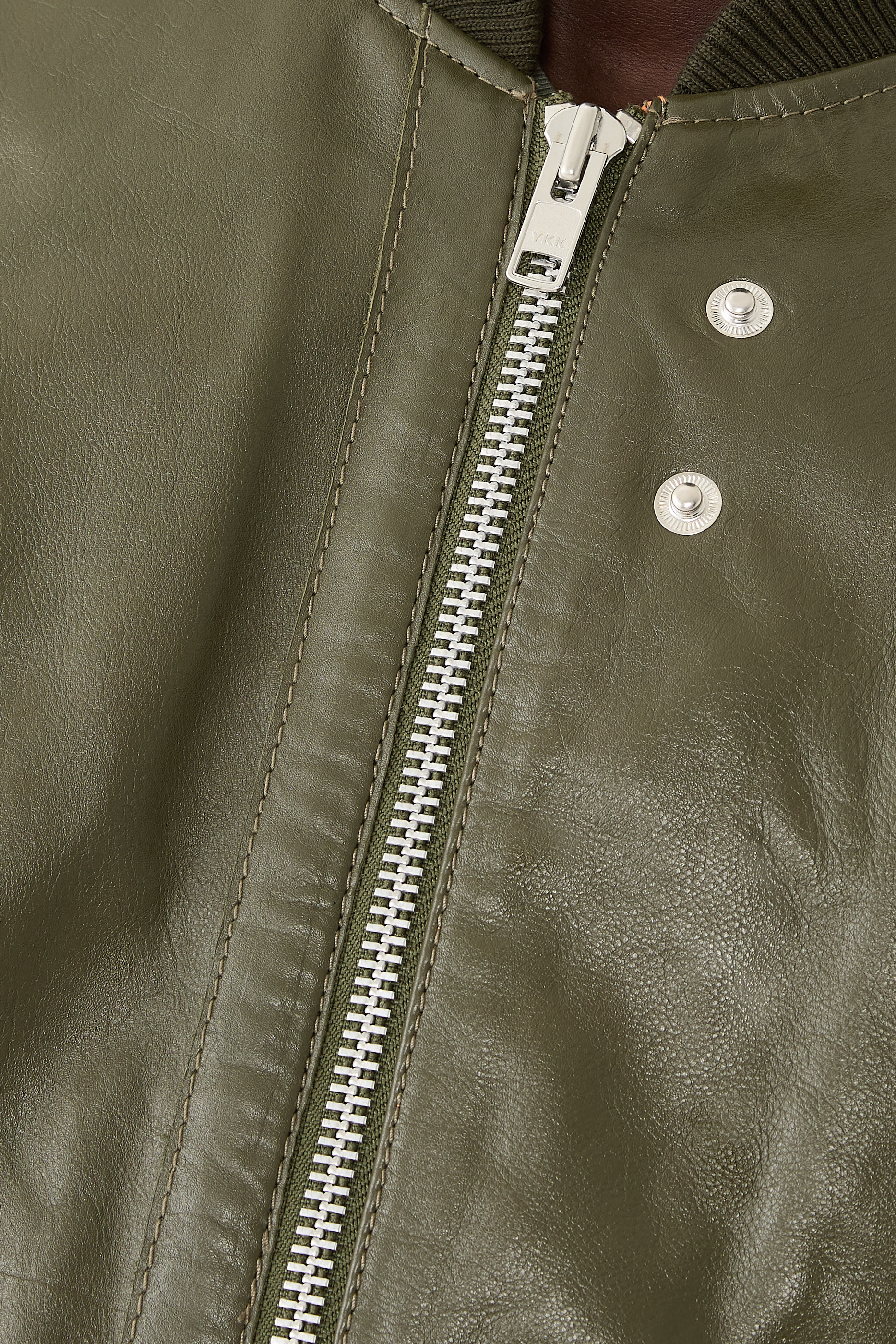  Leather Bomber Jacket