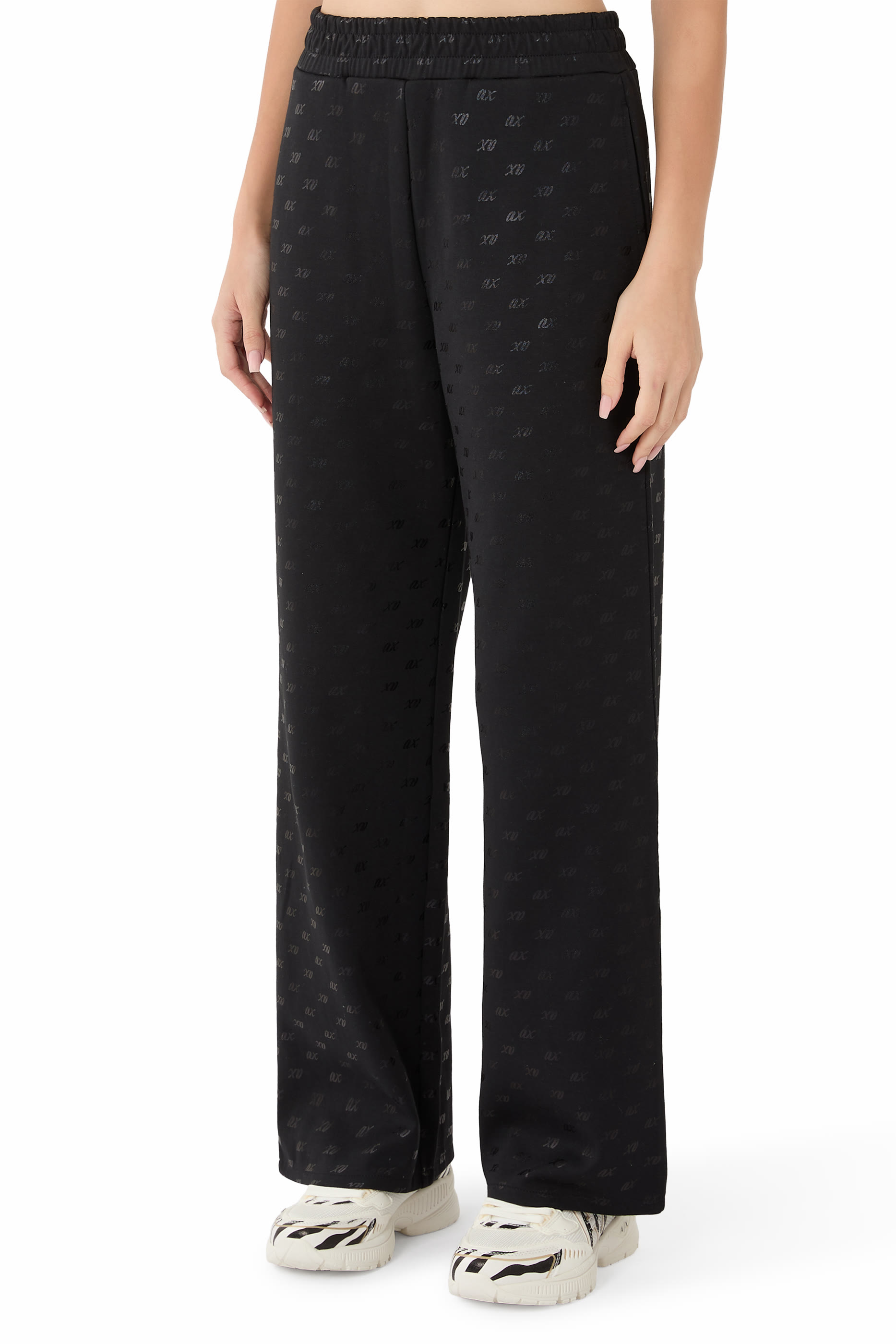 Allover Logo Print Trousers