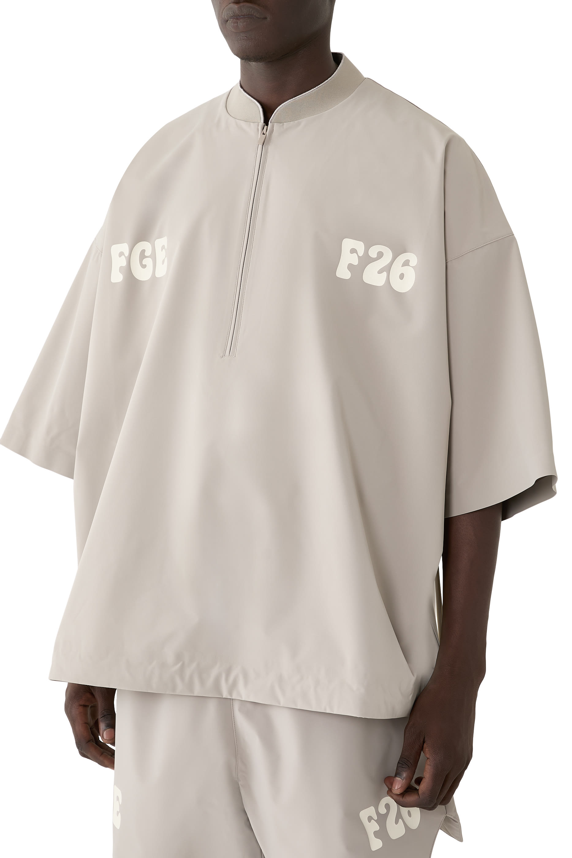 Half Zip Baseball Shirt