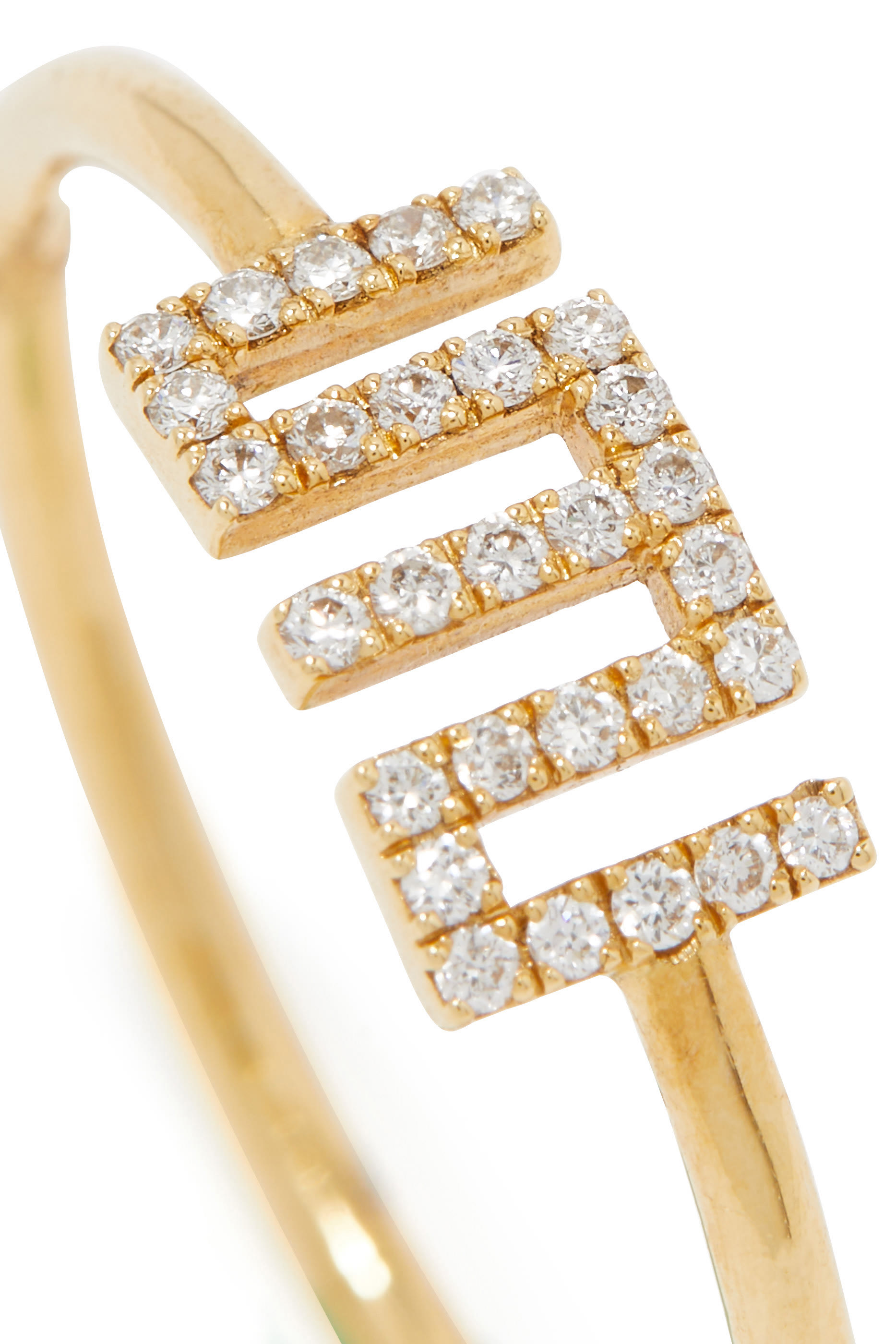 Allah Small Ring, 18k Gold  Diamonds