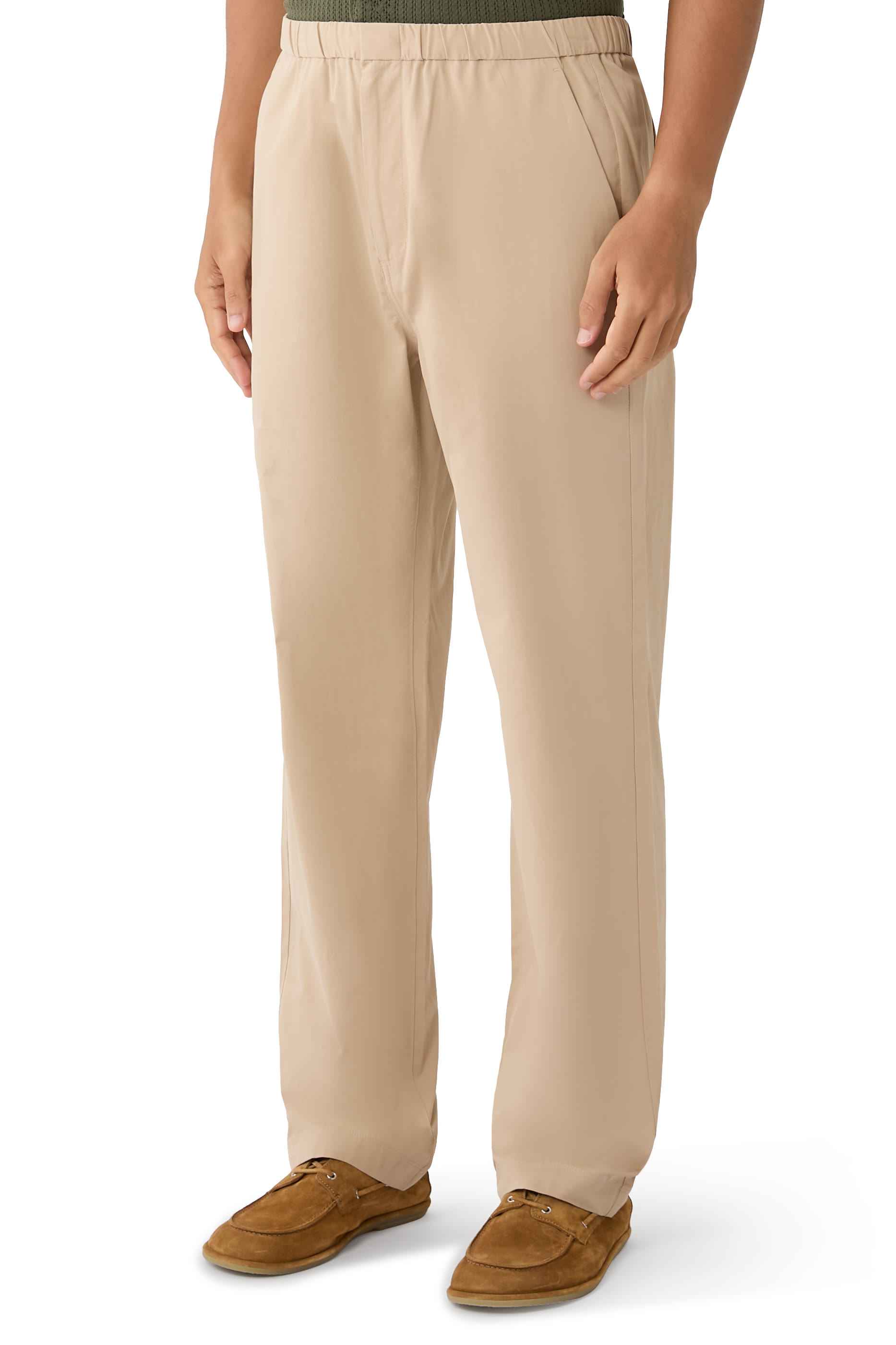 Louie Relaxed Stretch-Cotton Pants 