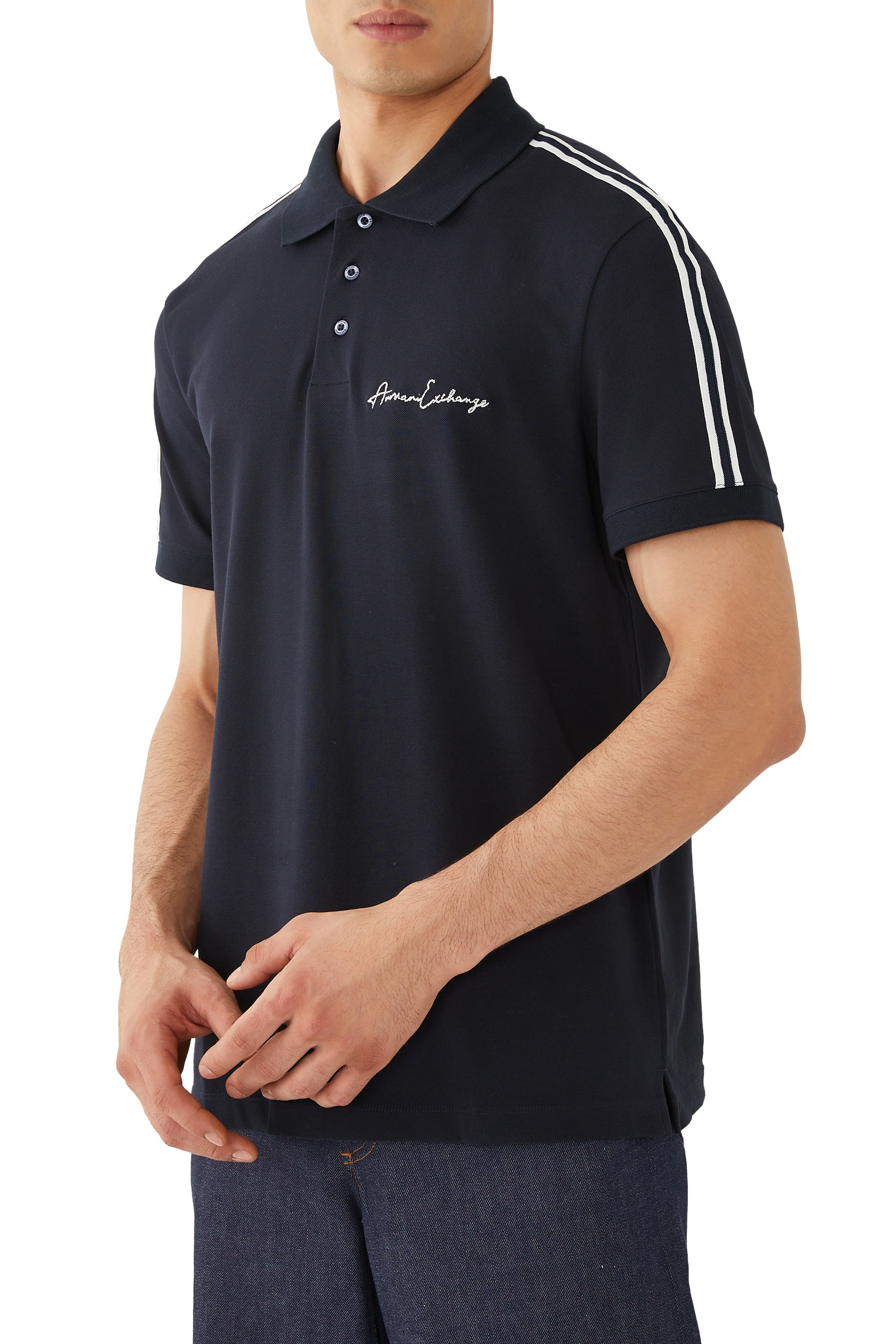 Regular Fit Polo Shirt with Signature Logo