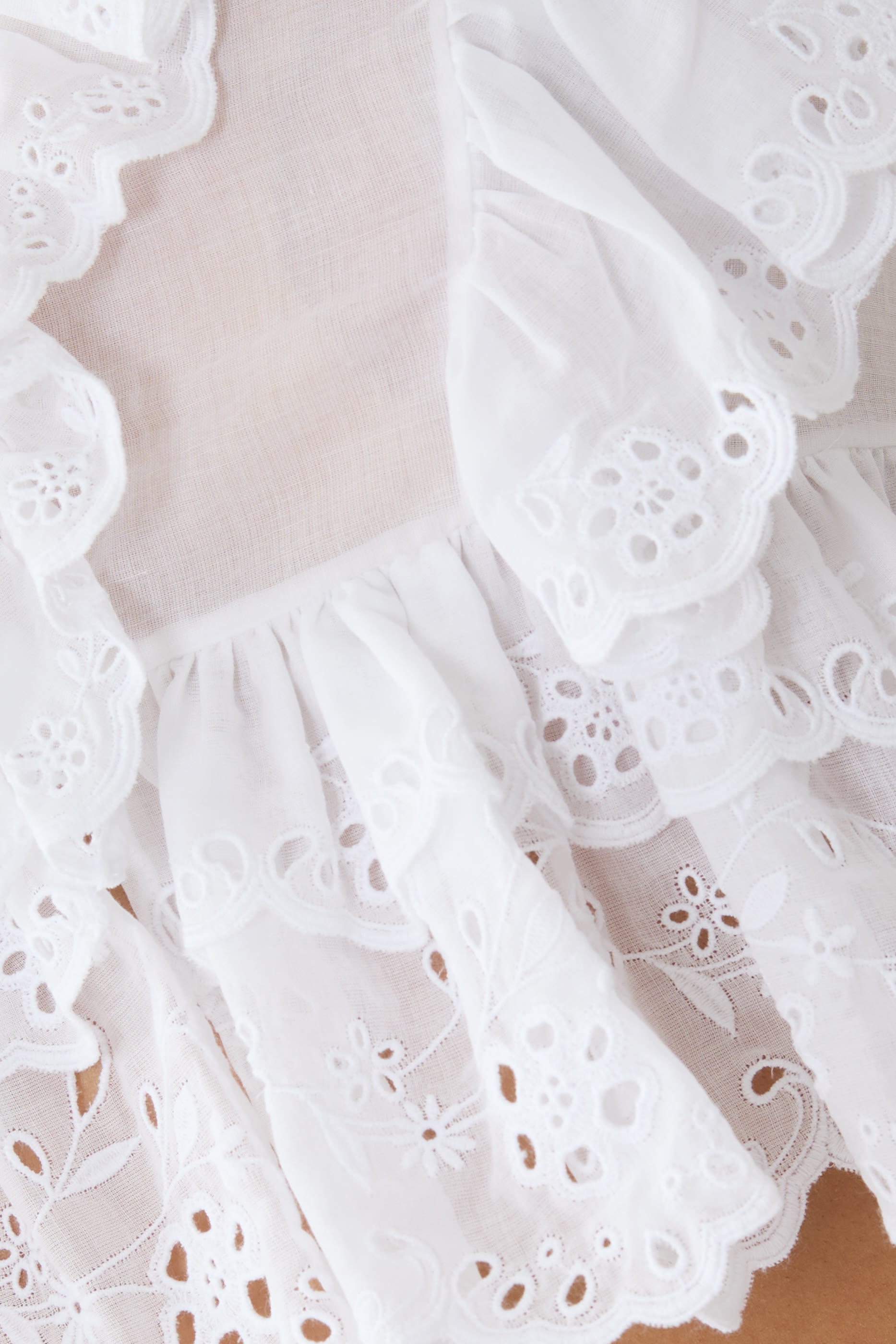 Cropped V-Neck Ruffled Top