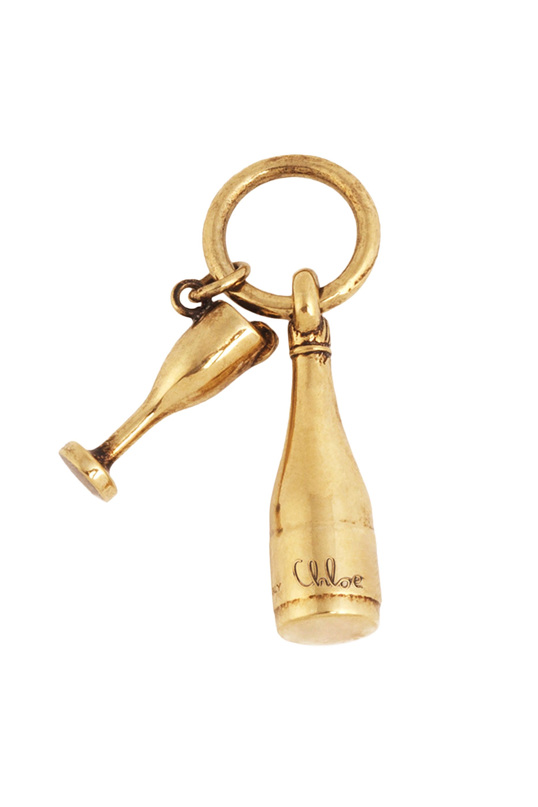 Bottle  Glass Charm 