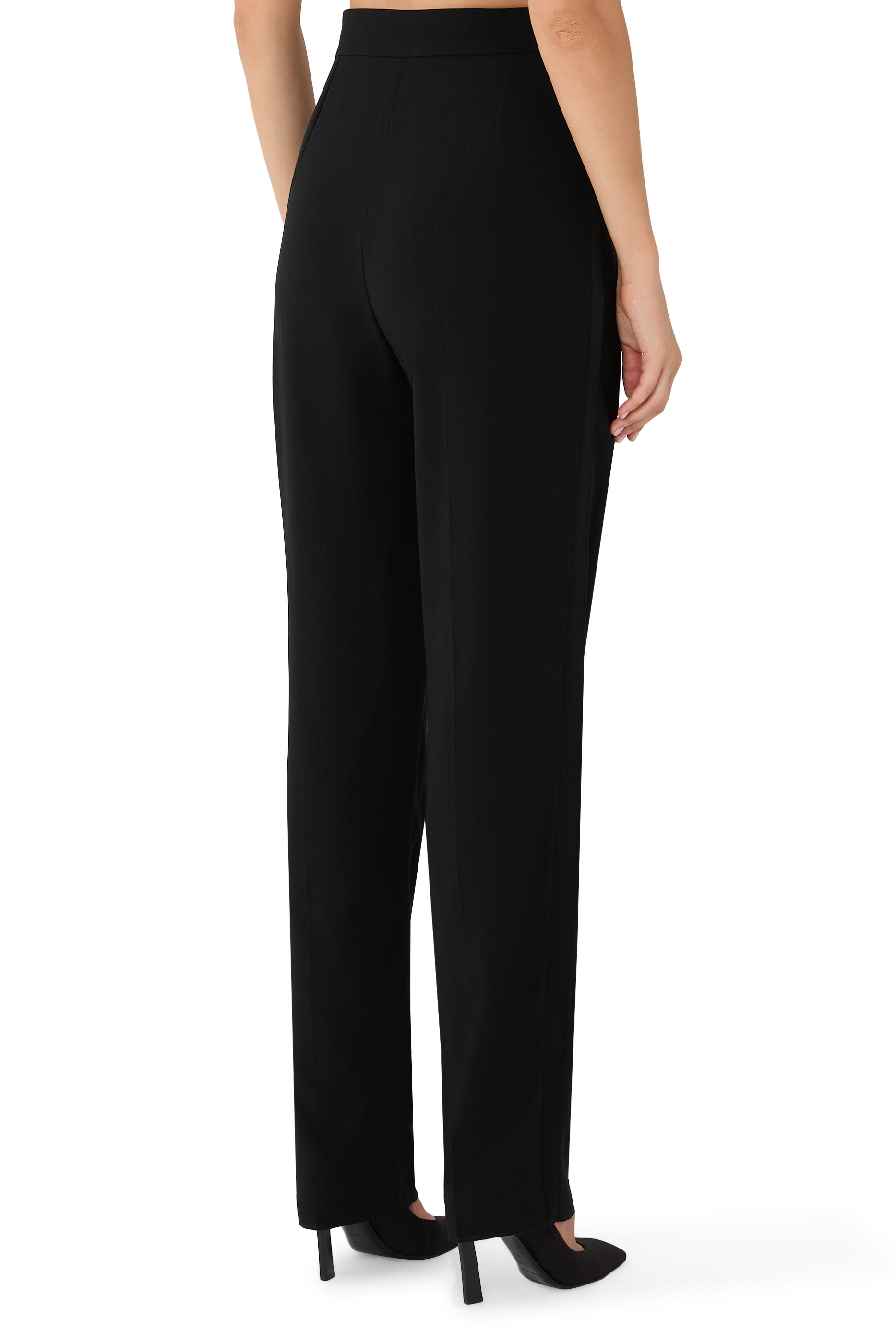 Side Satin Stripe Trousers