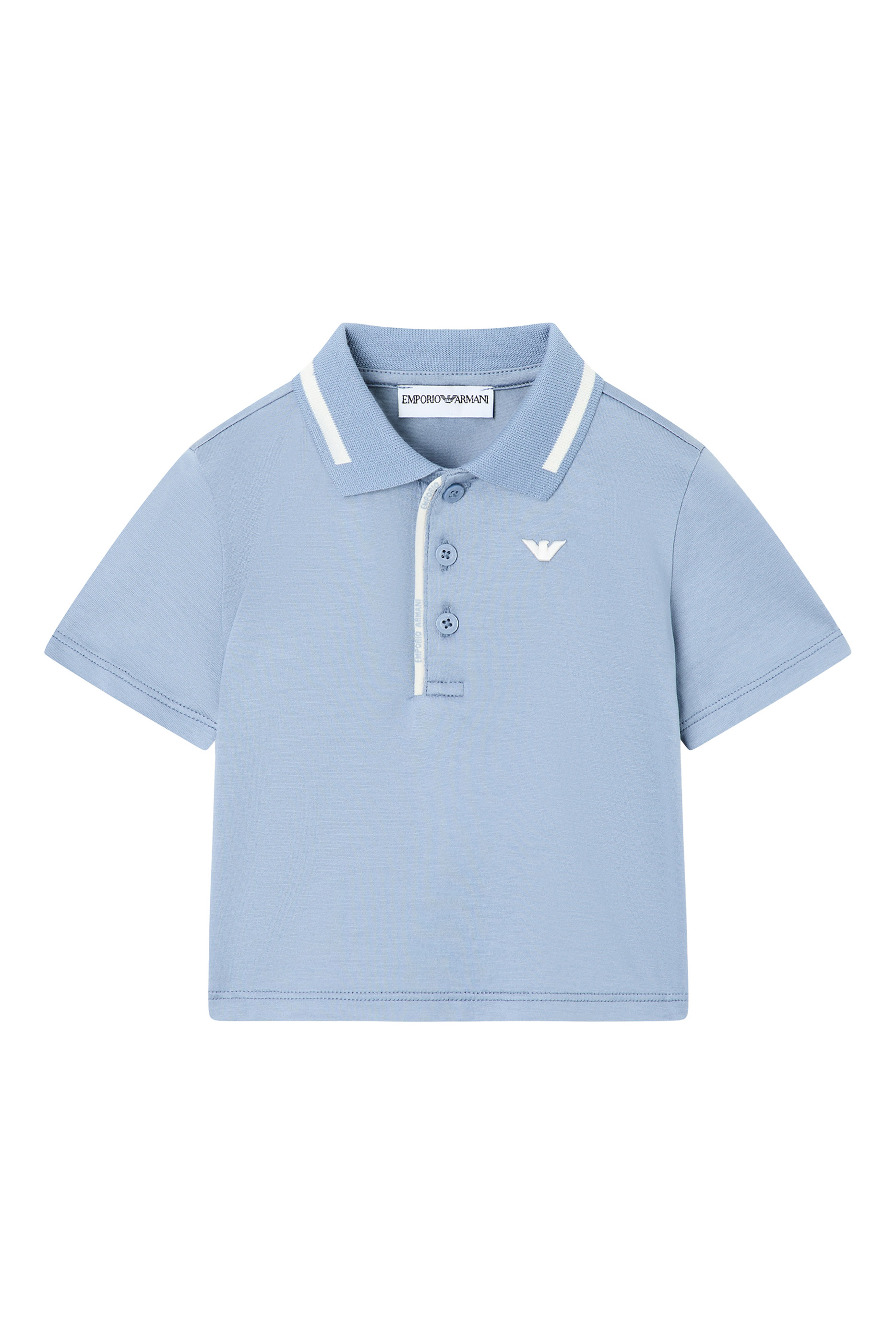 Kids Micro Eagle Logo Polo Shirt 