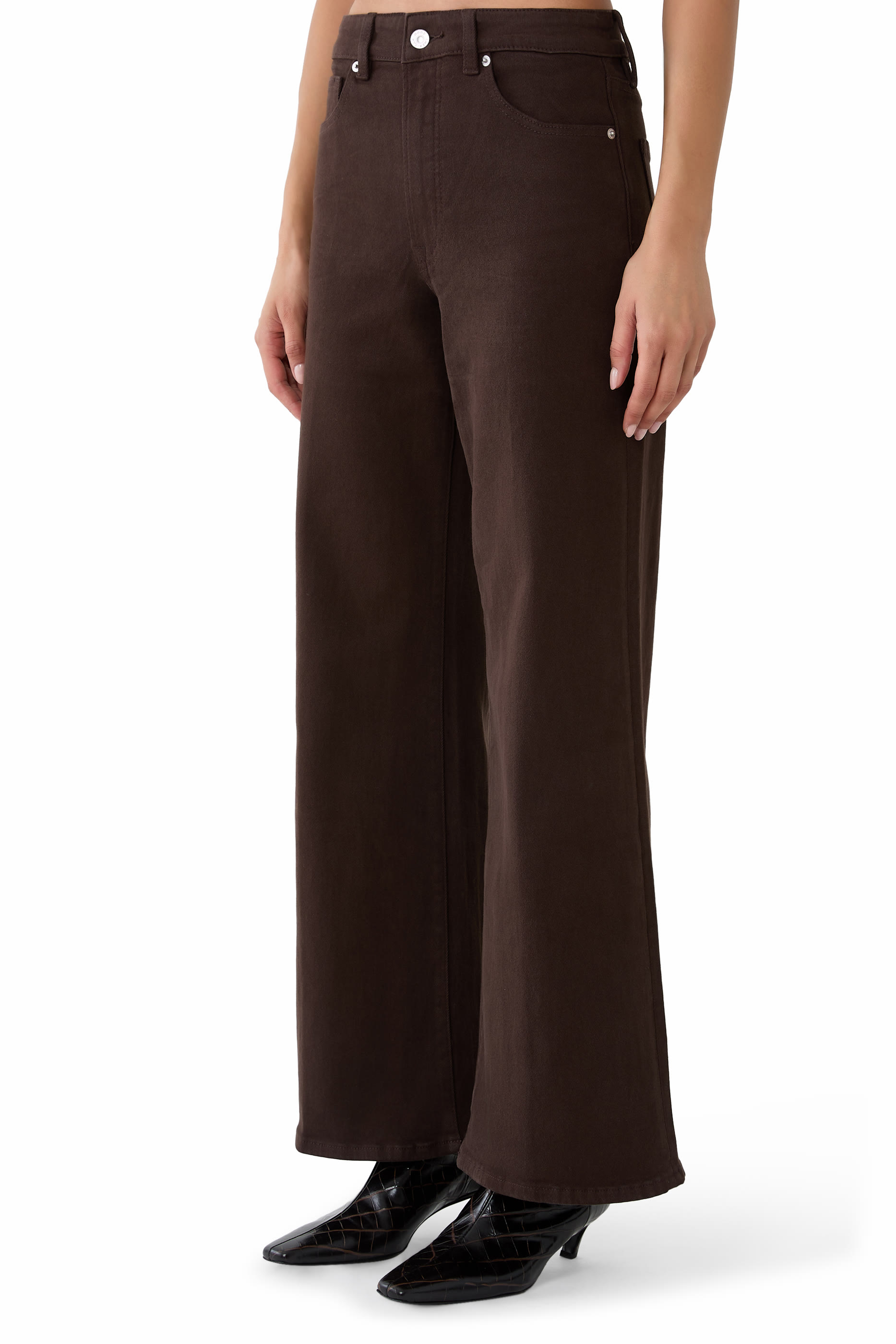 Good Waist Palazzo Ankle Jeans