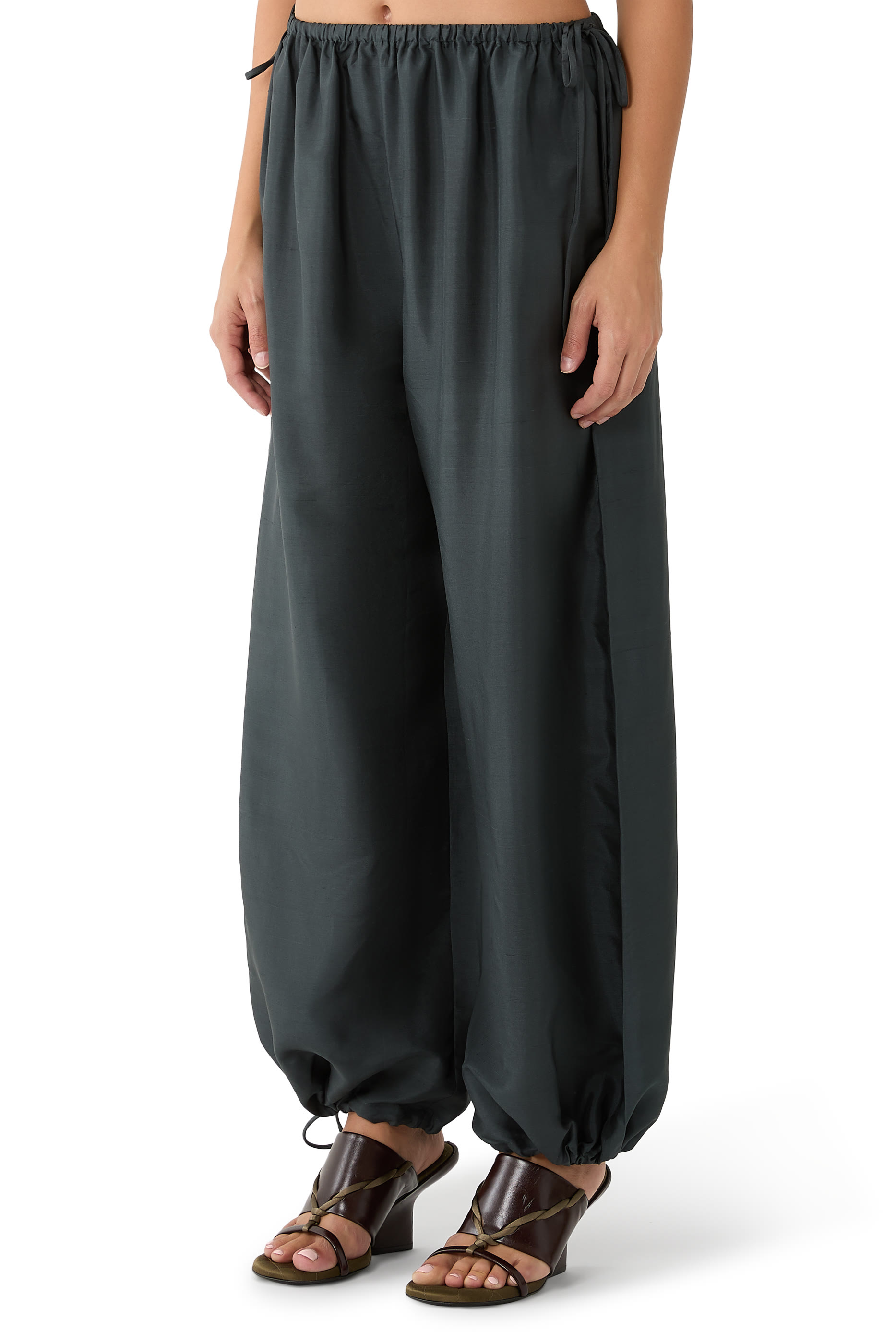  Silk Adjustable Balloon Pants