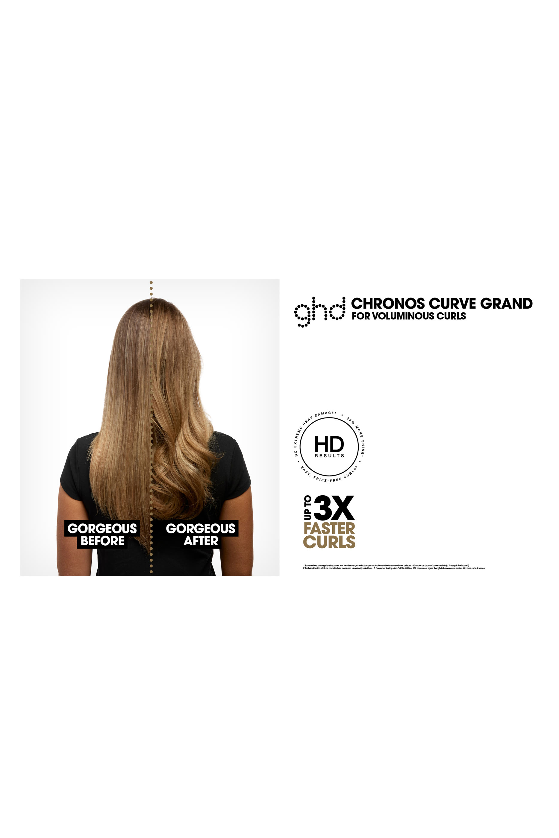 Chronos Curve Grand Tong, 32mm Barrel, For Big Voluminous Curls