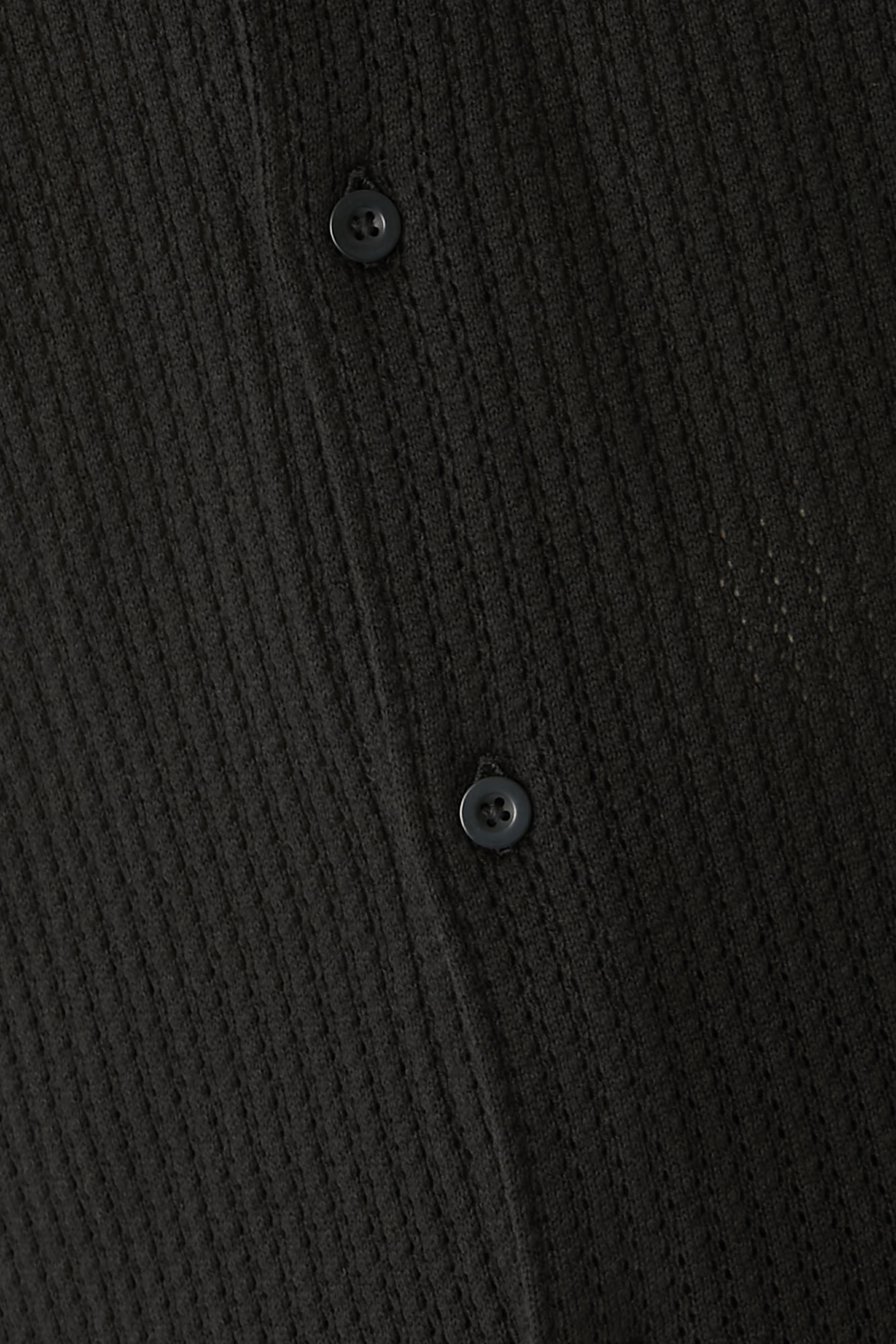 Pointelle Cotton-Blend Button-Front Shirt 