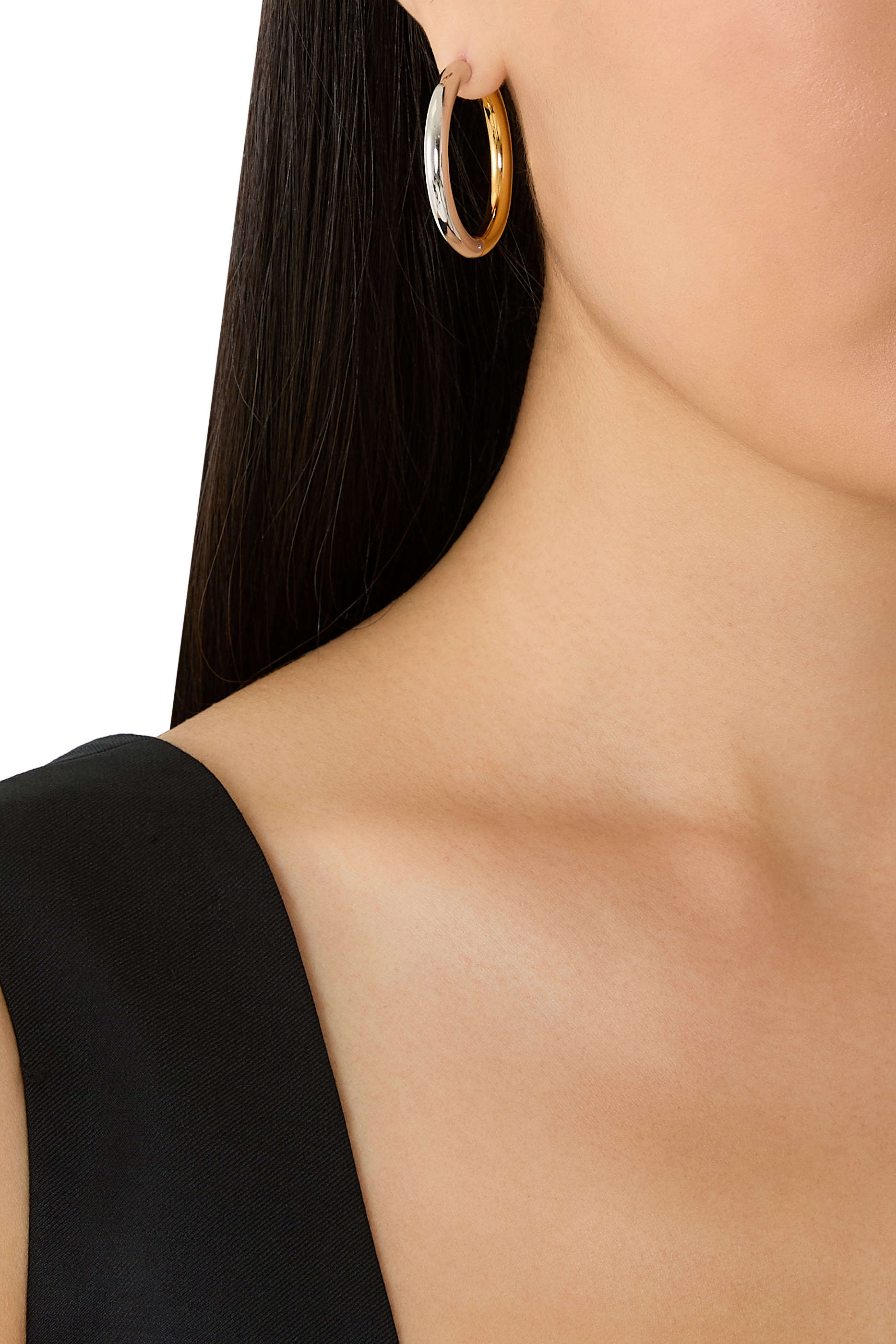Interlock Hoop Earrings