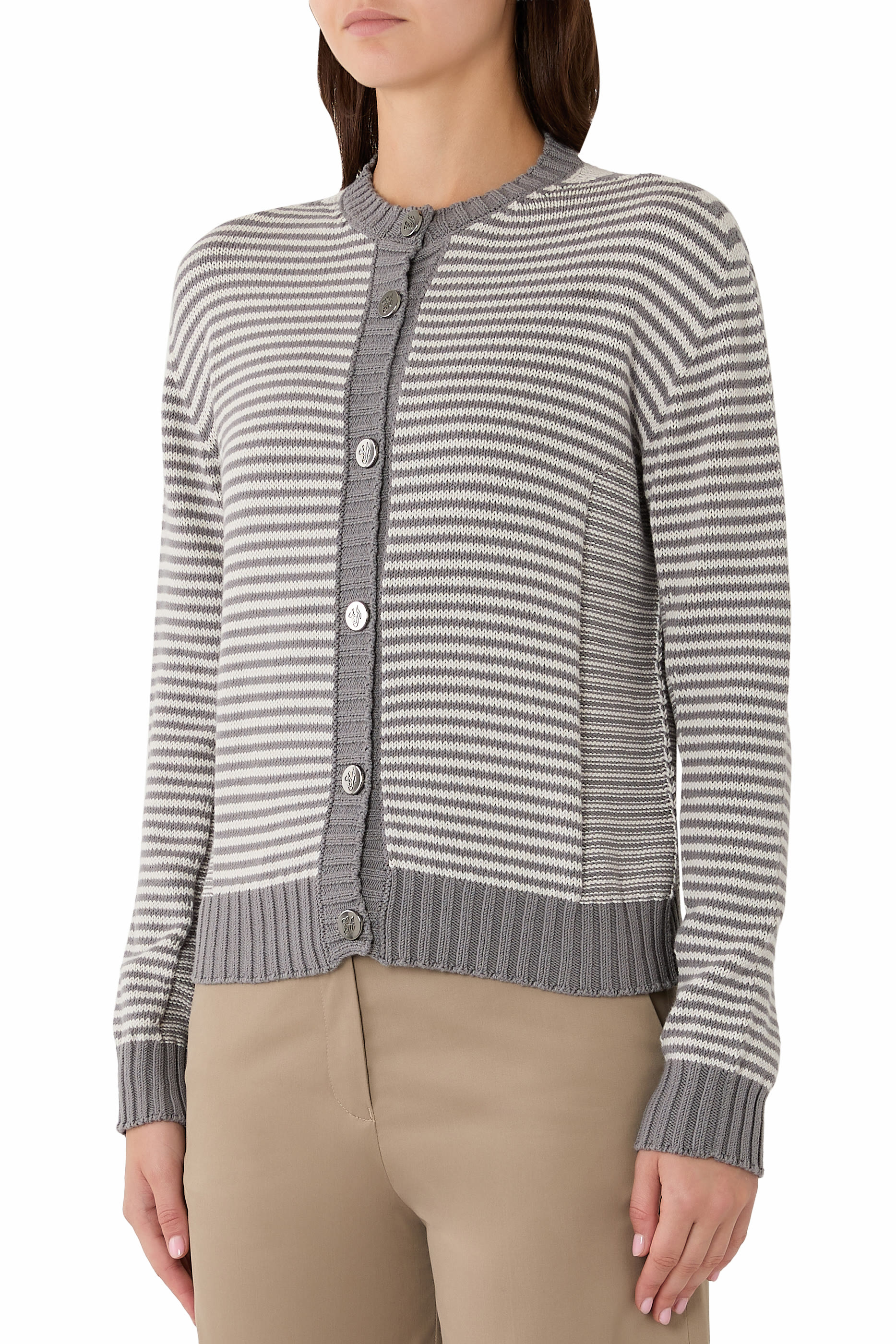 Signature Capsule Striped Cardigan