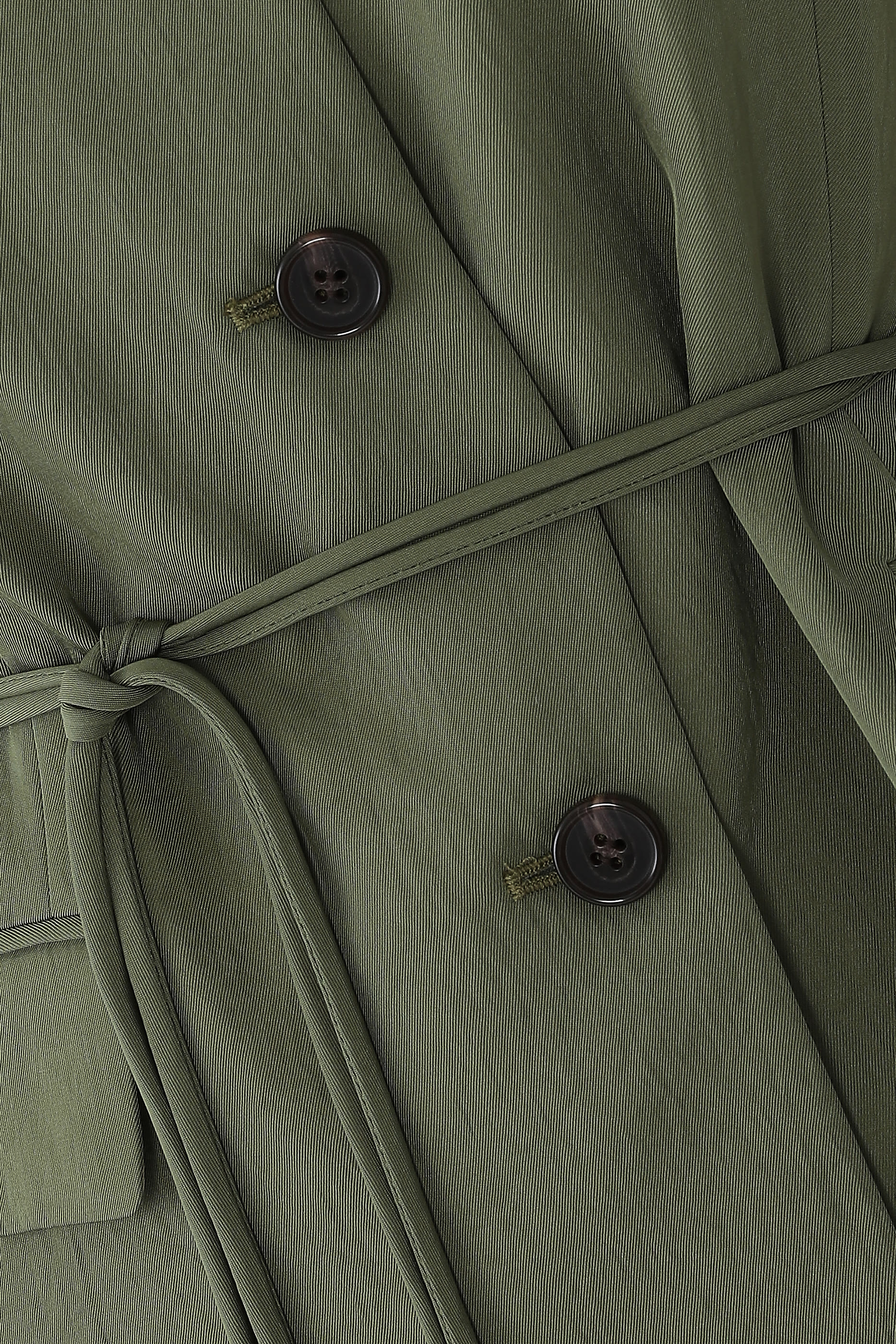 Vented Vest in Washed Twill 