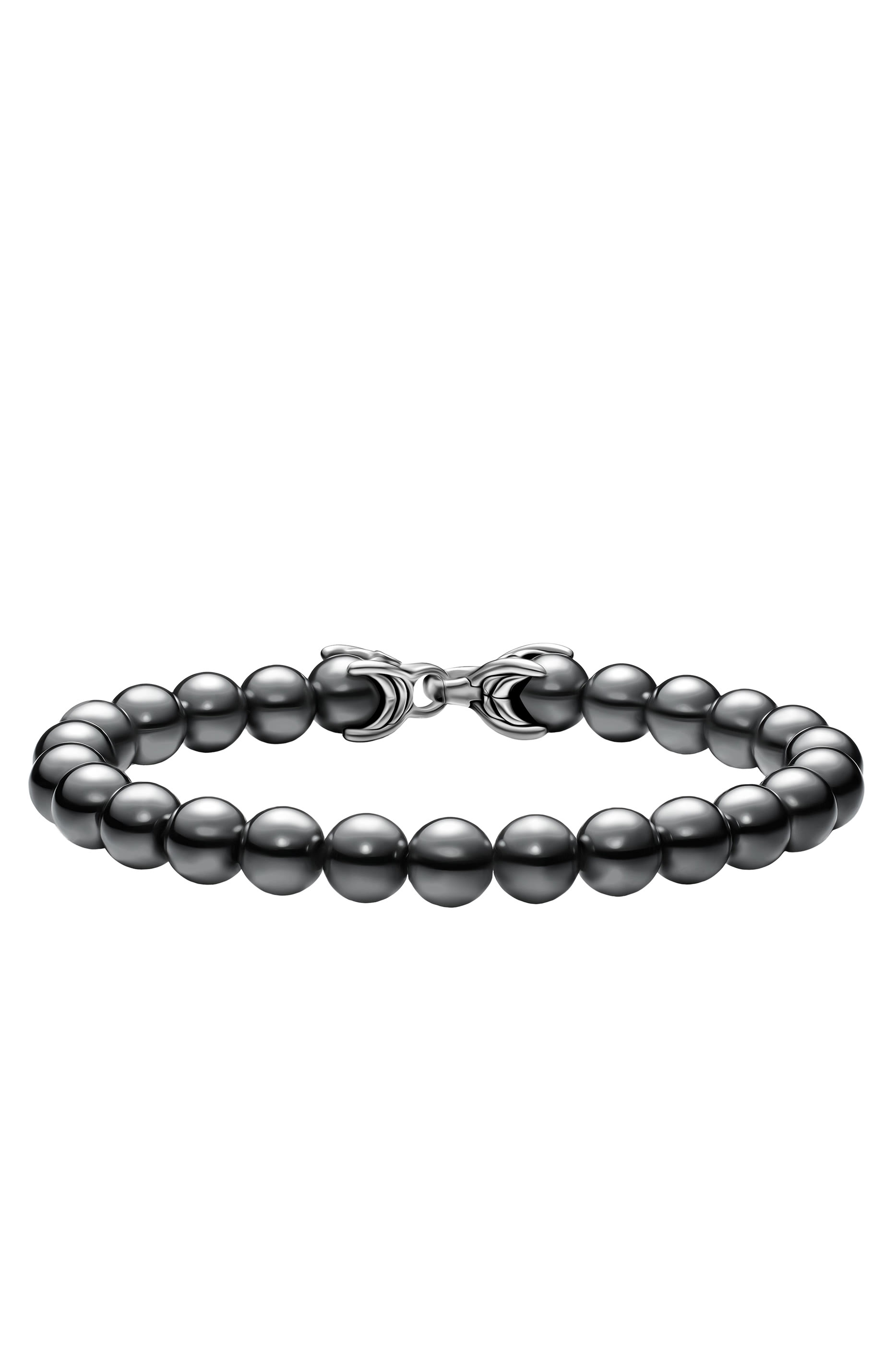 Spiritual Bracelet, Sterling Silver  Onyx